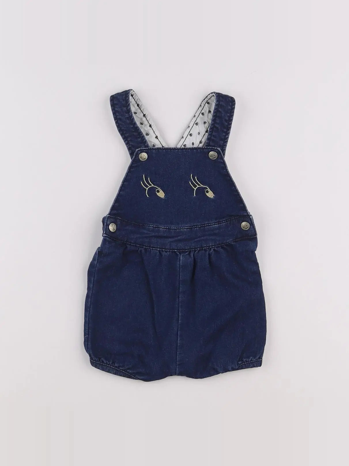 Petit Bateau - combinaison bleu - 3 mois