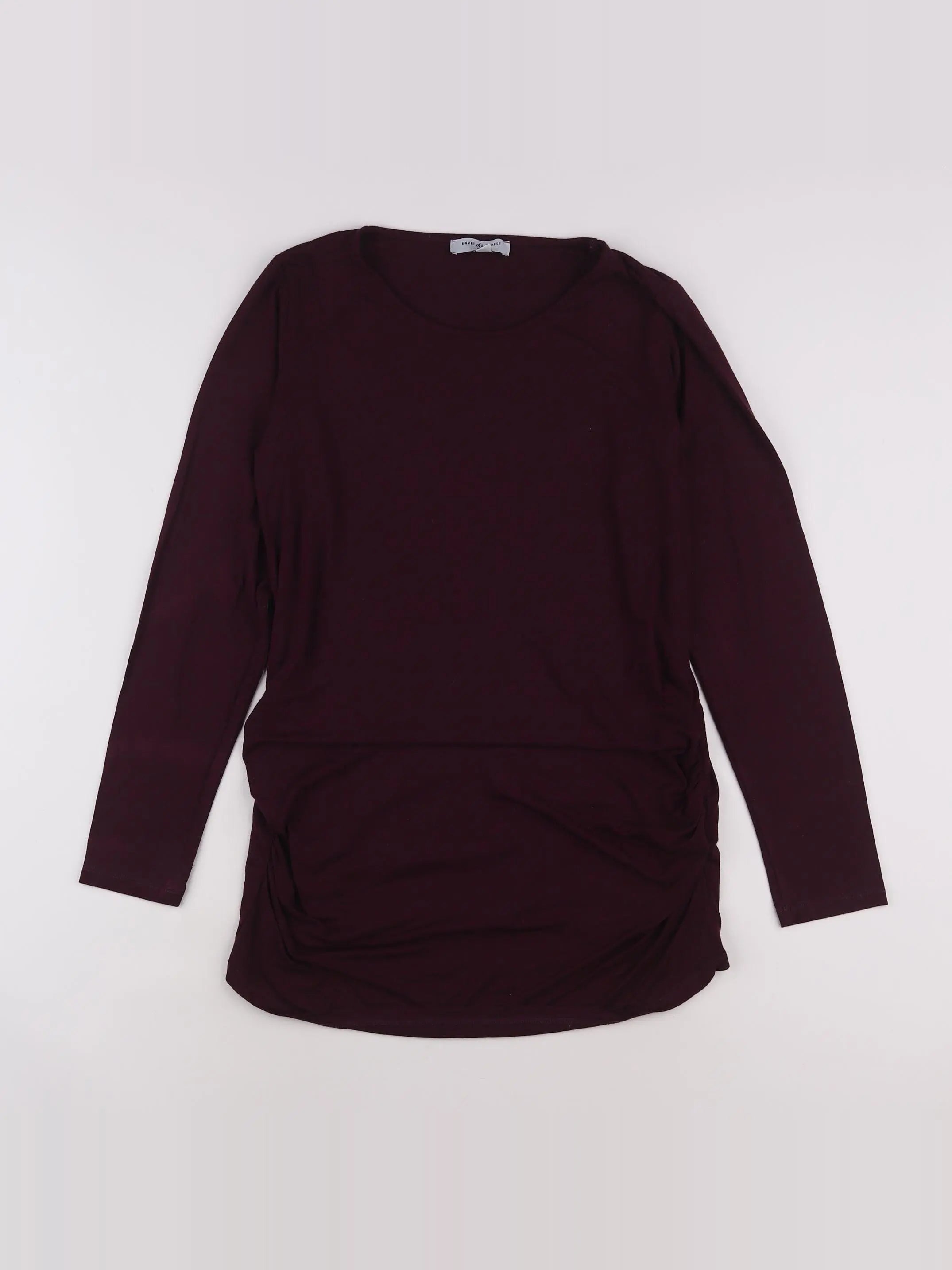 Envie de fraise - tee-shirt grossesse violet - 38 à 40