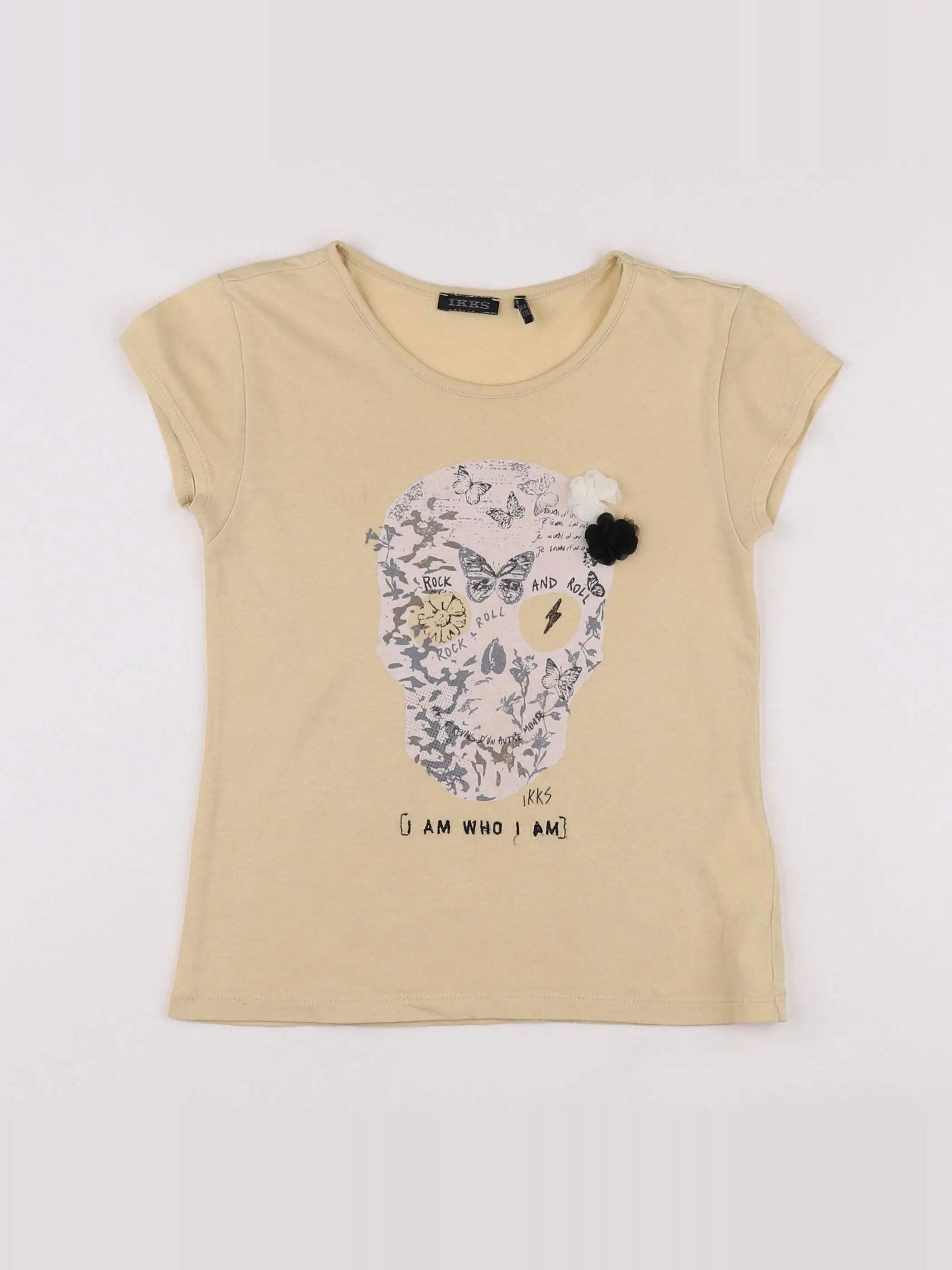 IKKS - tee-shirt jaune - 6 ans