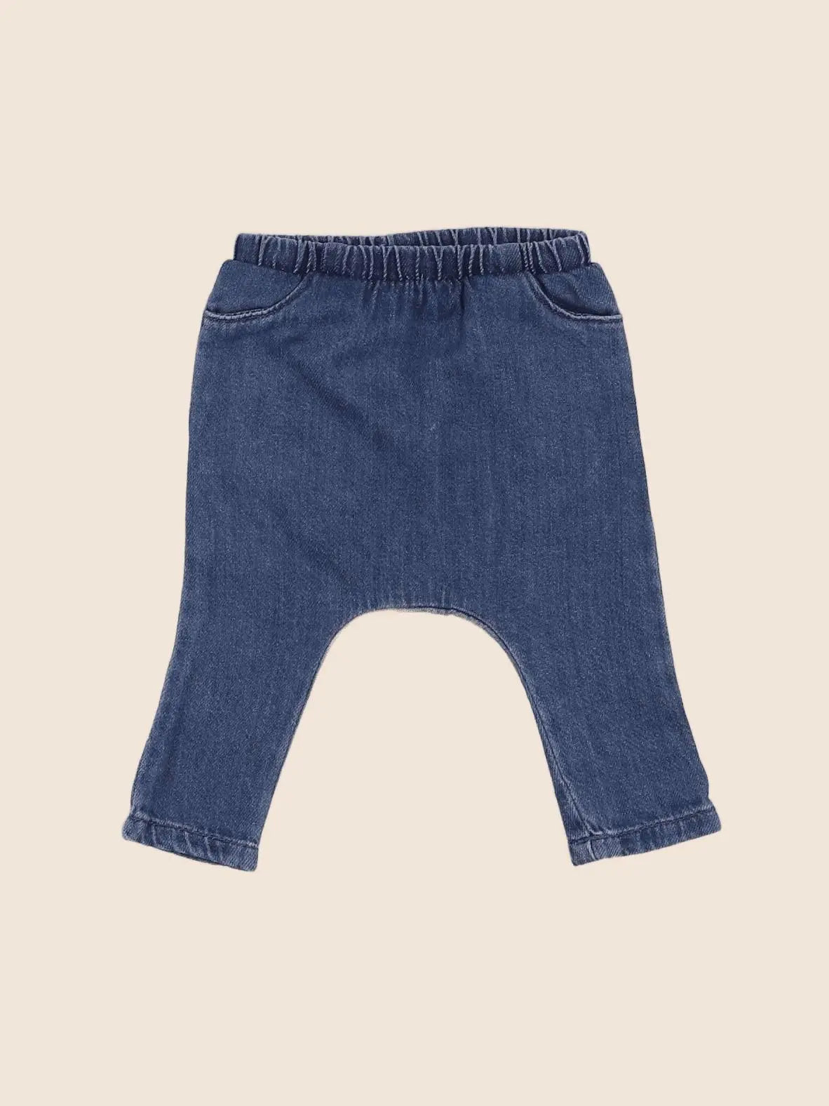 Vertbaudet - sarouel bleu - 1 mois