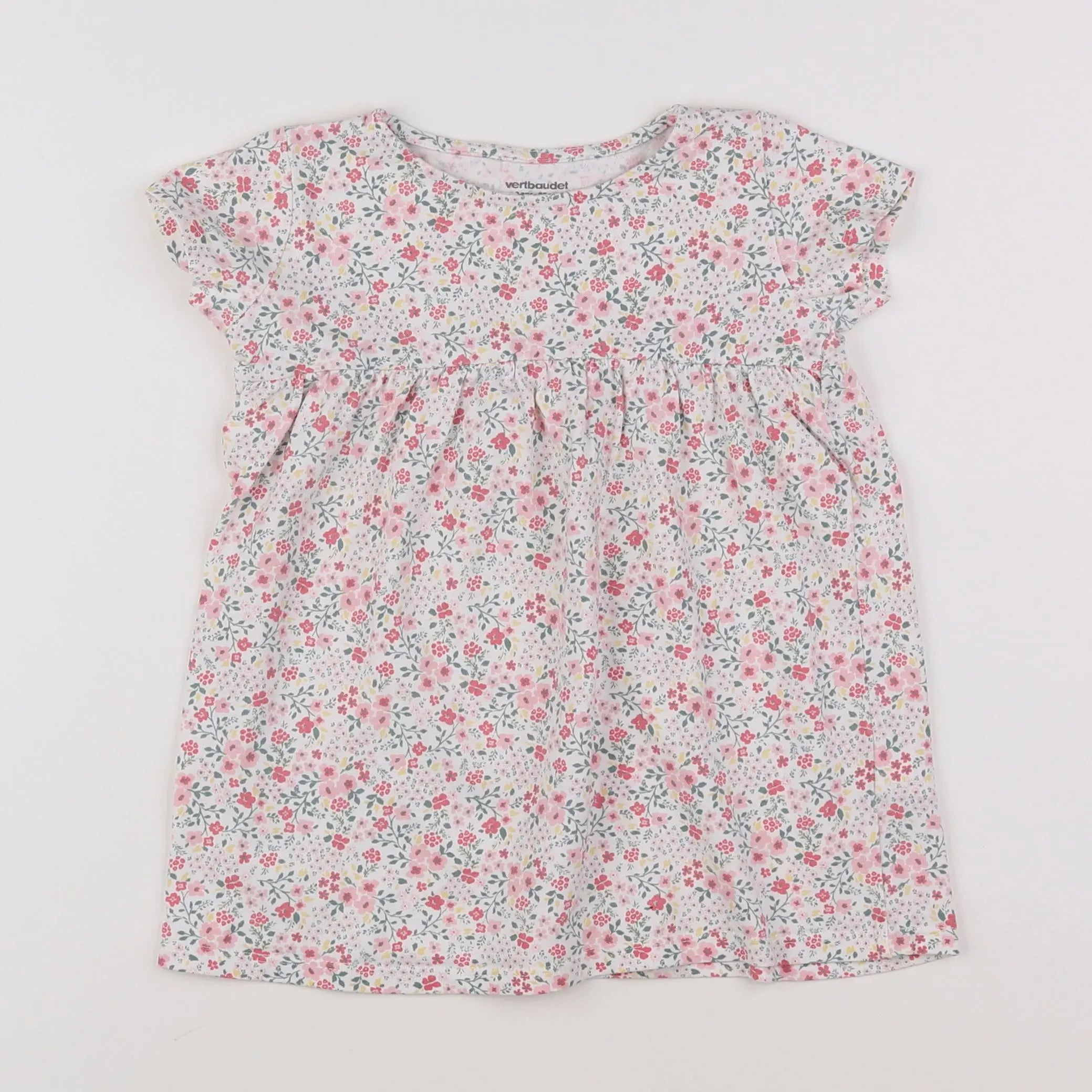 Vertbaudet - robe multicolore - 2 ans