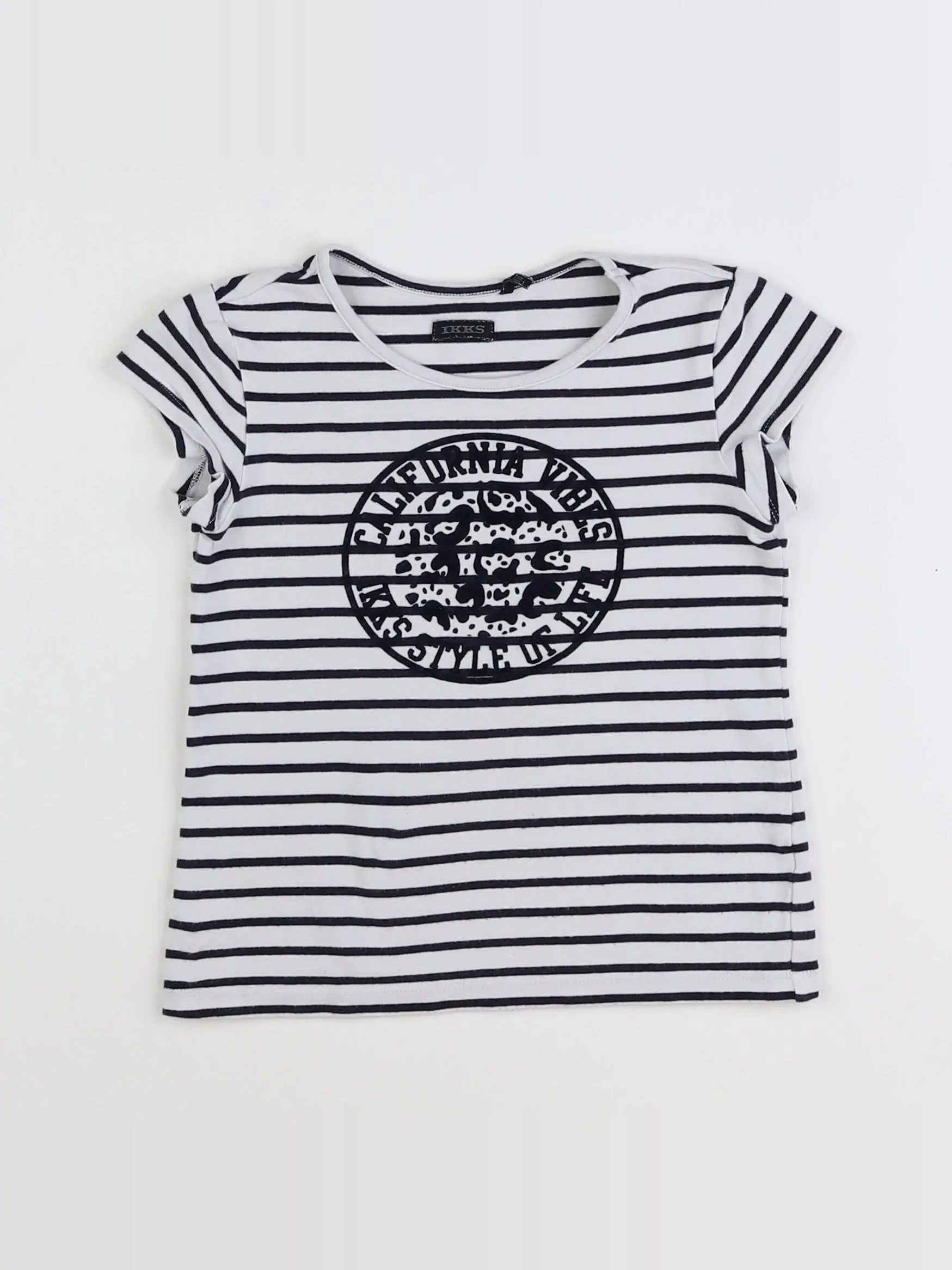 IKKS - tee-shirt blanc - 6 ans
