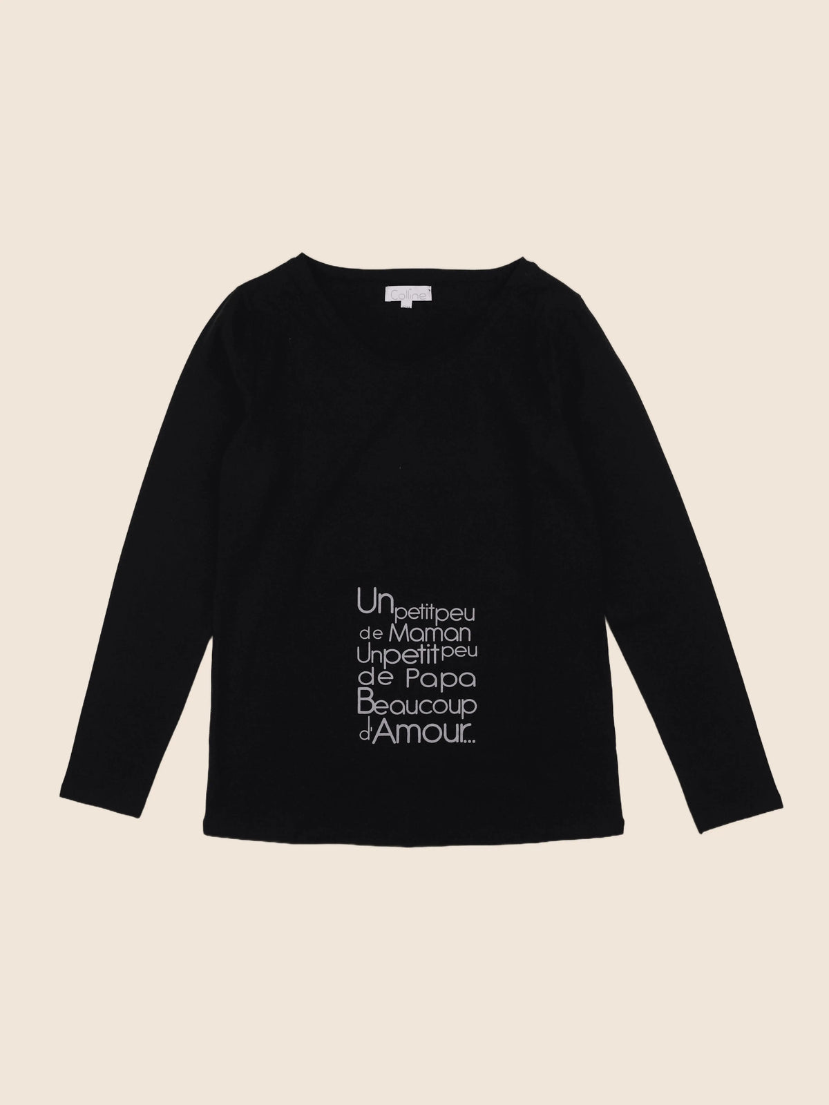 Vertbaudet - tee-shirt grossesse noir - 42 à 44