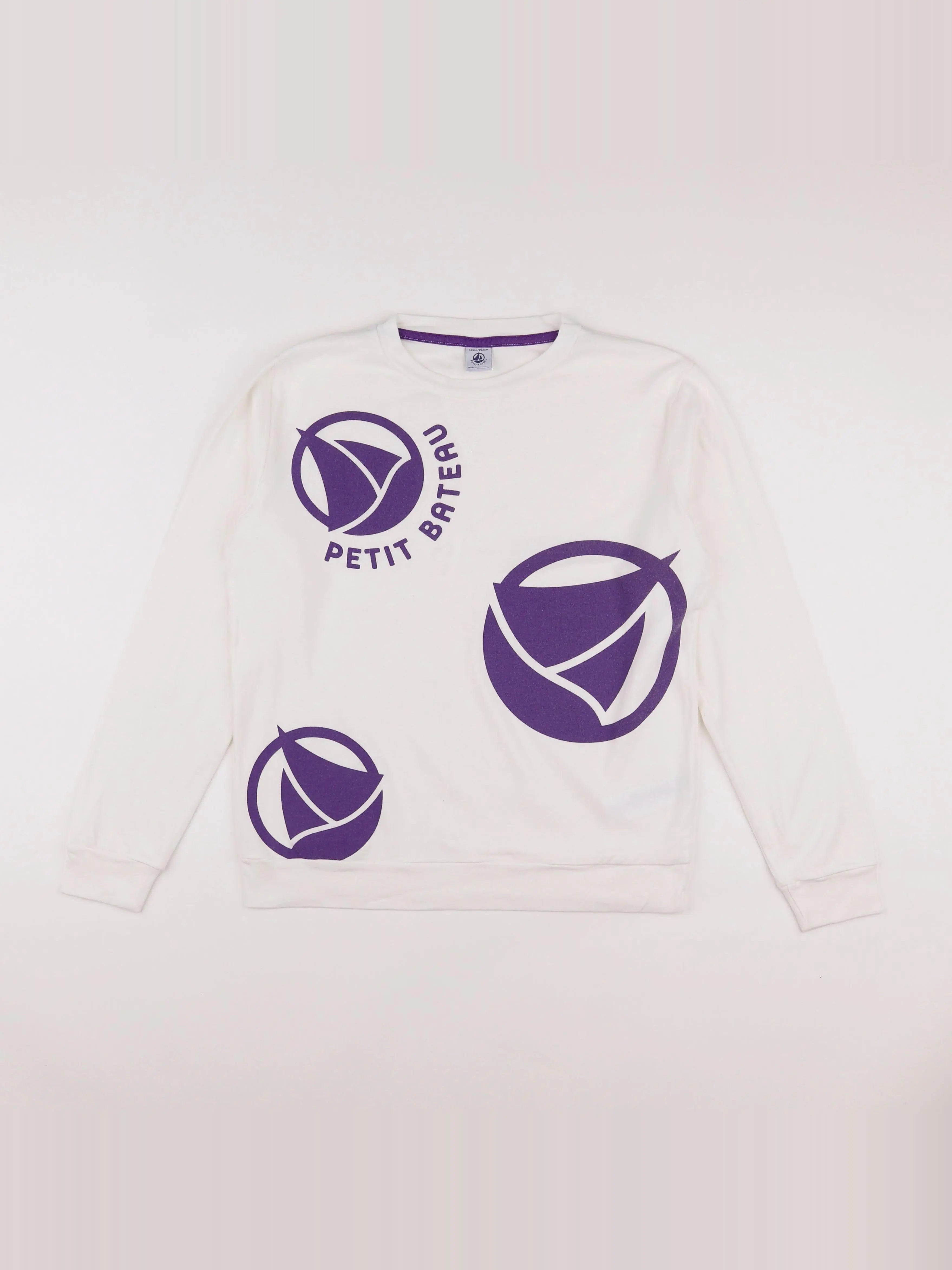 Petit Bateau - tee-shirt blanc - 12 ans