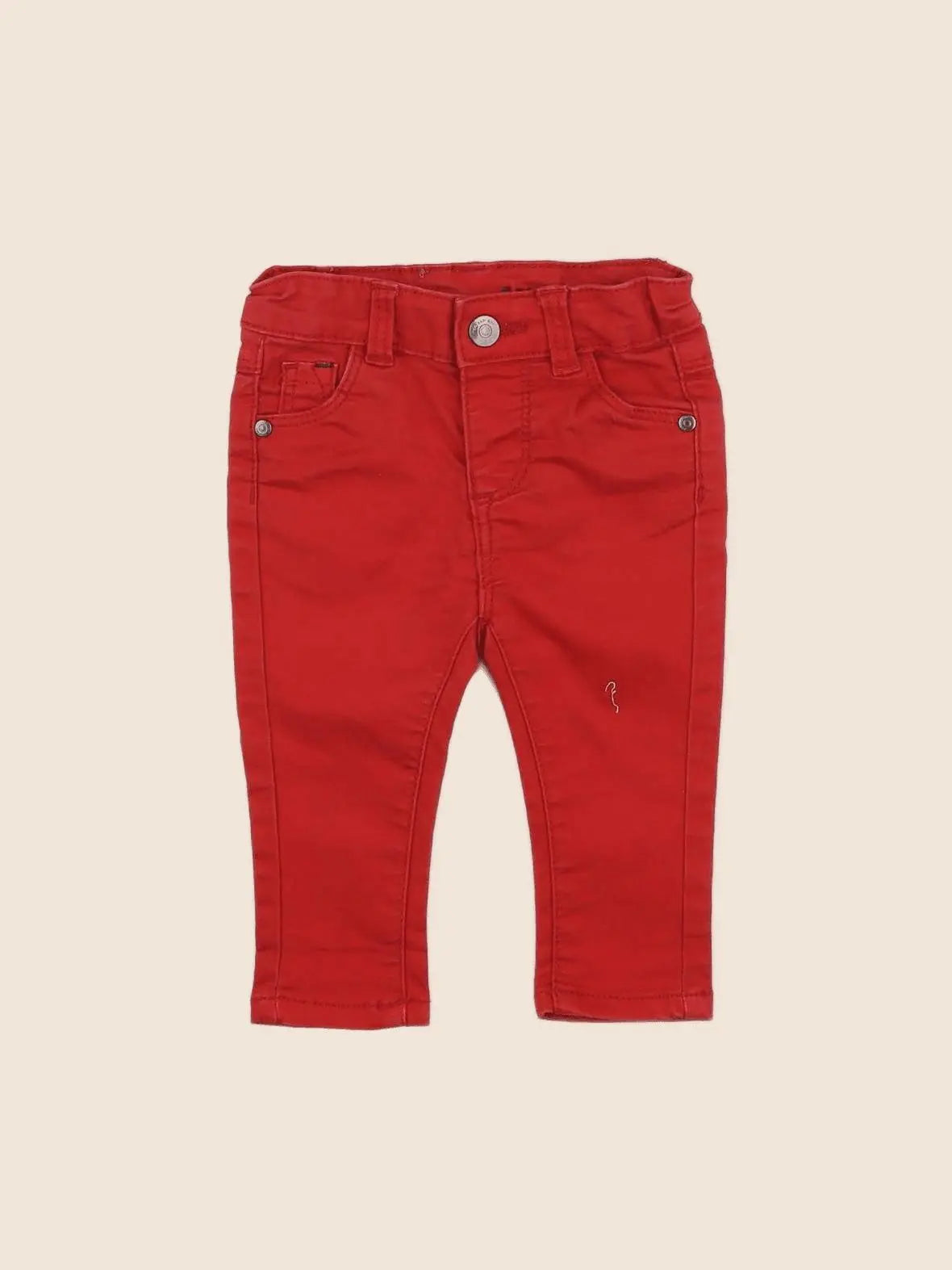 Tape à l'oeil - pantalon rouge - 6 mois