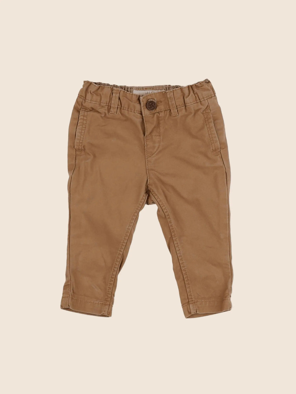 H&M - pantalon marron - 3/6 mois