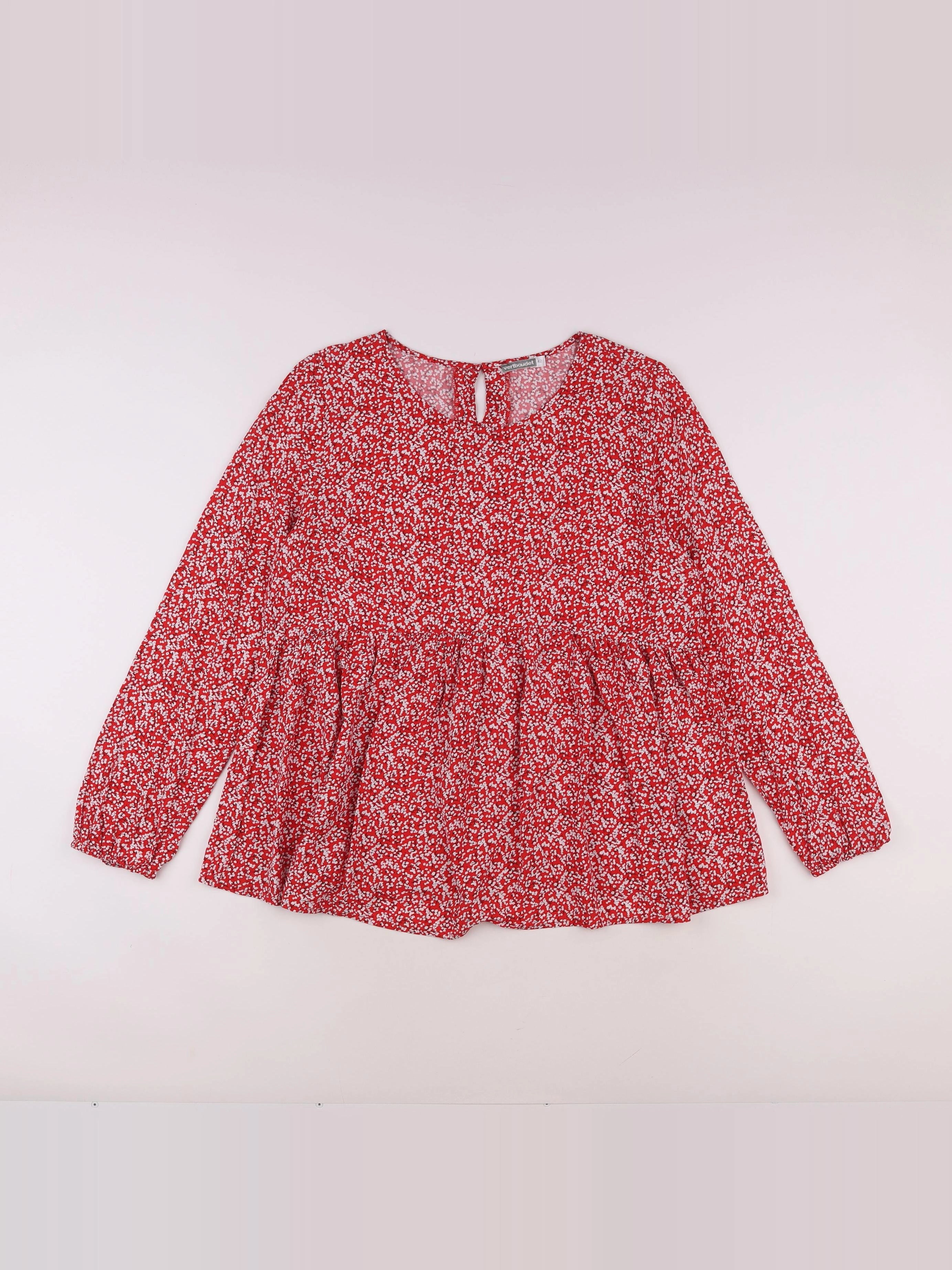 Vertbaudet - blouse grossesse rouge, blanc - 42