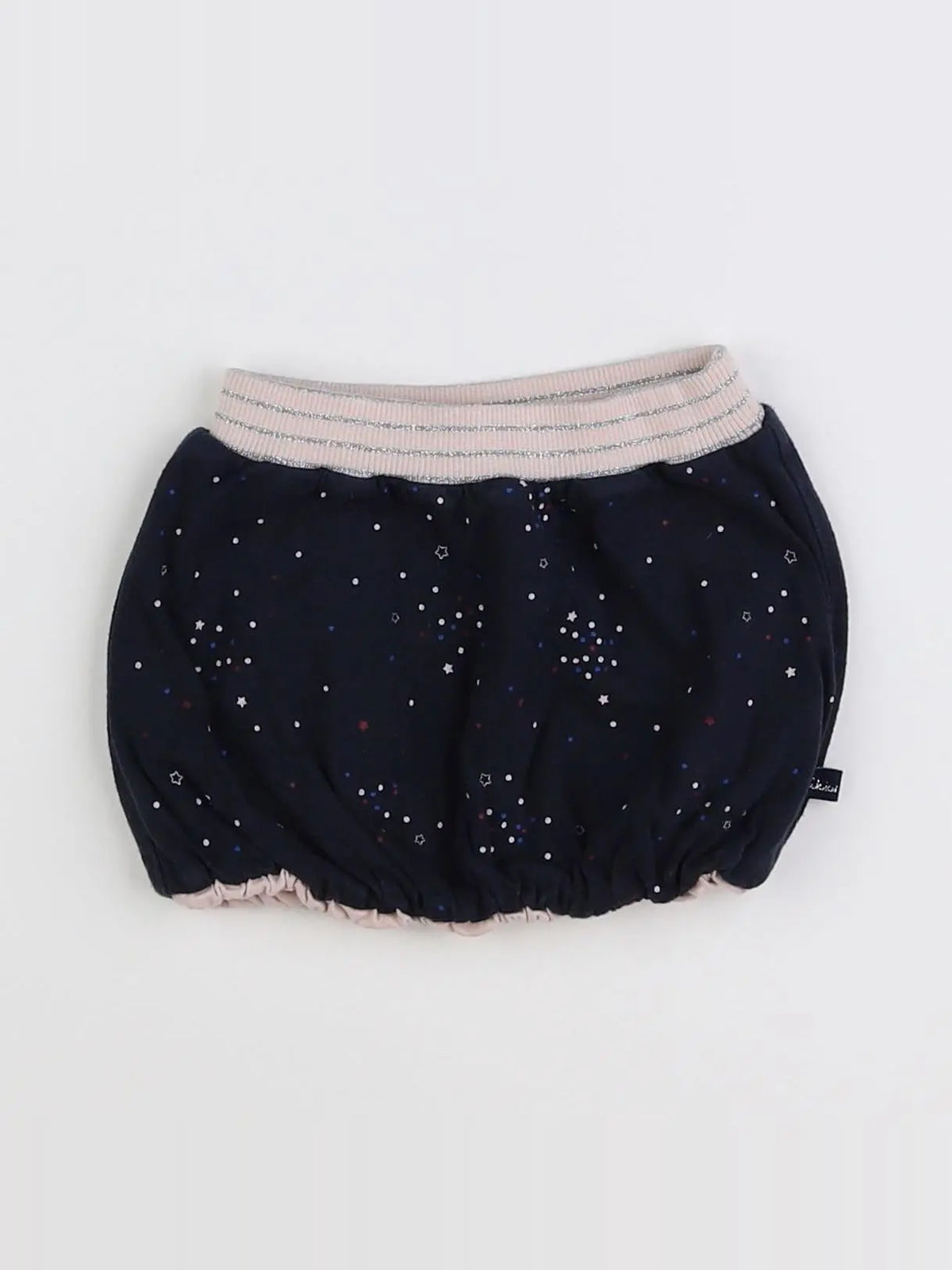 IKKS - jupe réversible bleu, rose - 12 mois