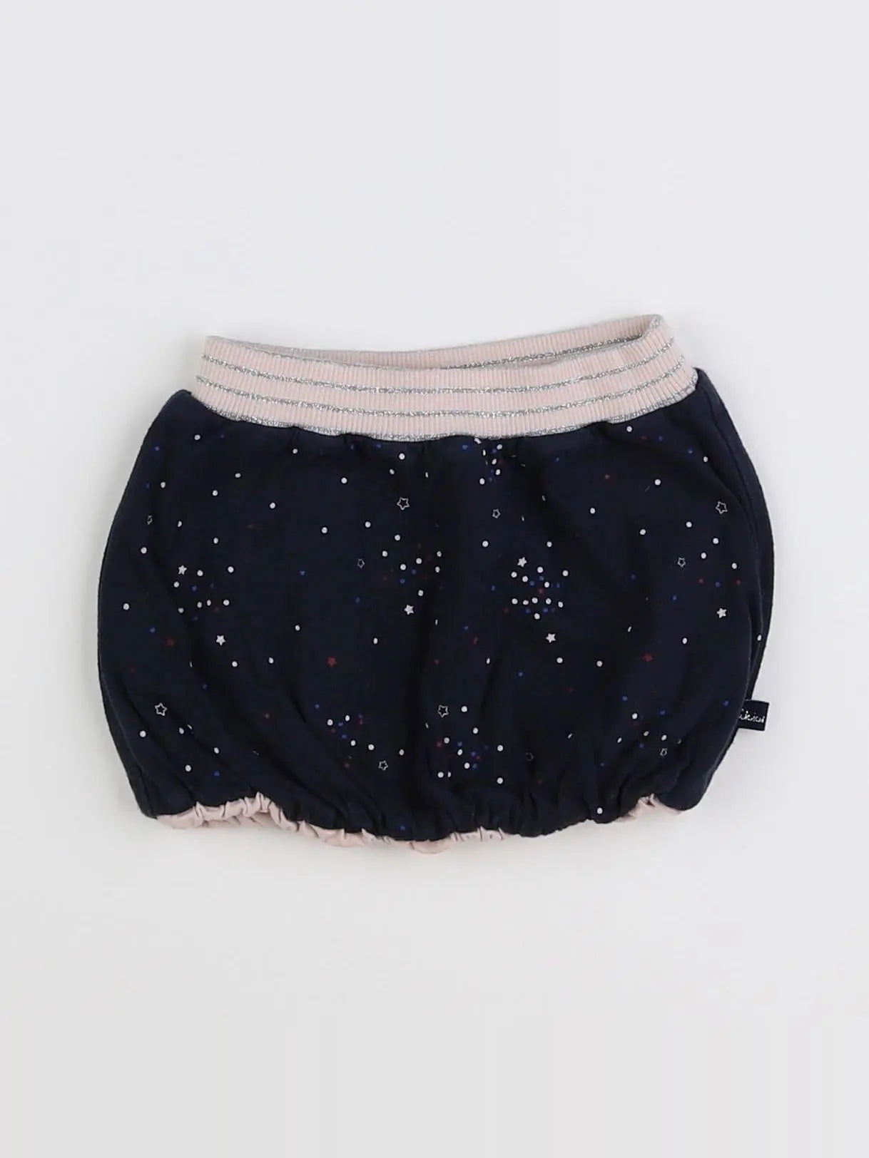 IKKS - jupe réversible bleu, rose - 12 mois