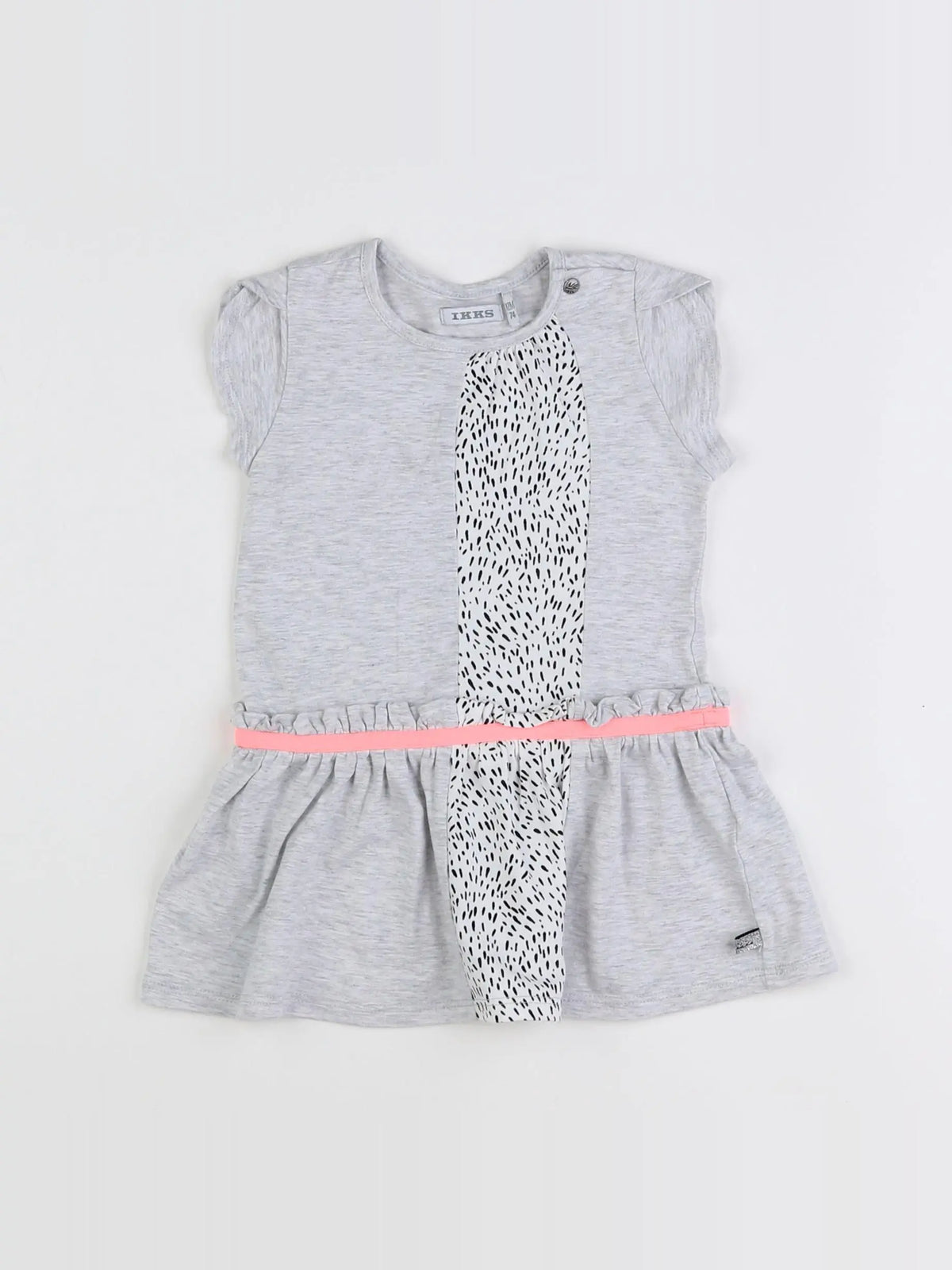 IKKS - robe gris - 12 mois