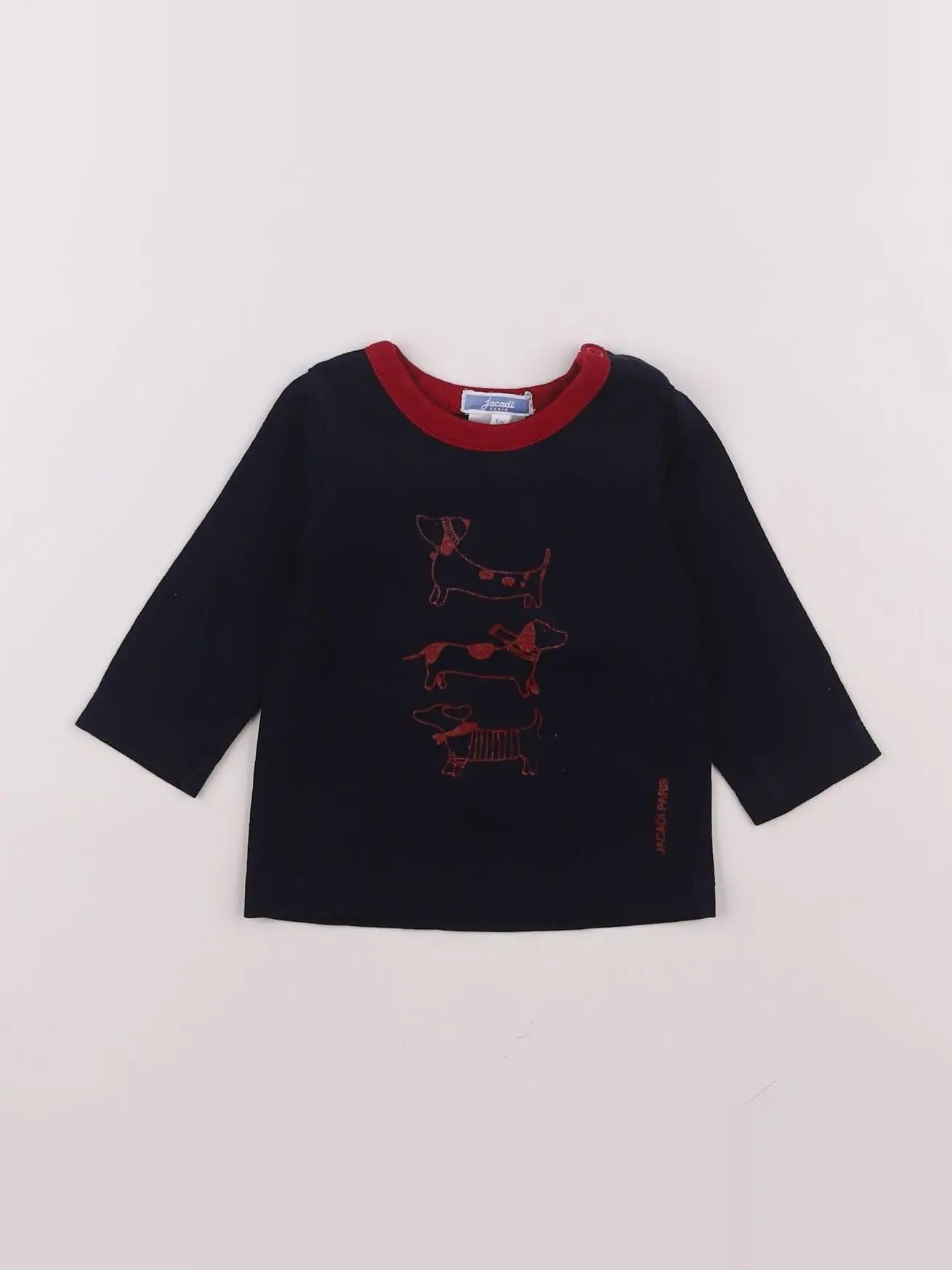 Jacadi - tee-shirt bleu - 6 mois