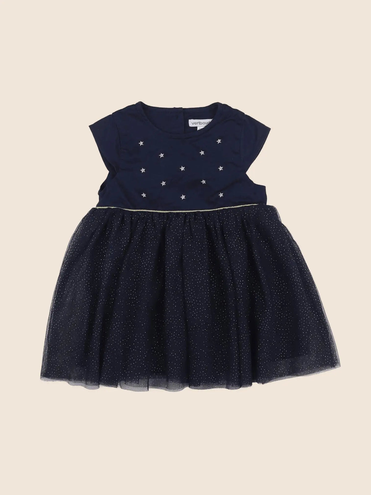 Vertbaudet - robe bleu - 18 mois
