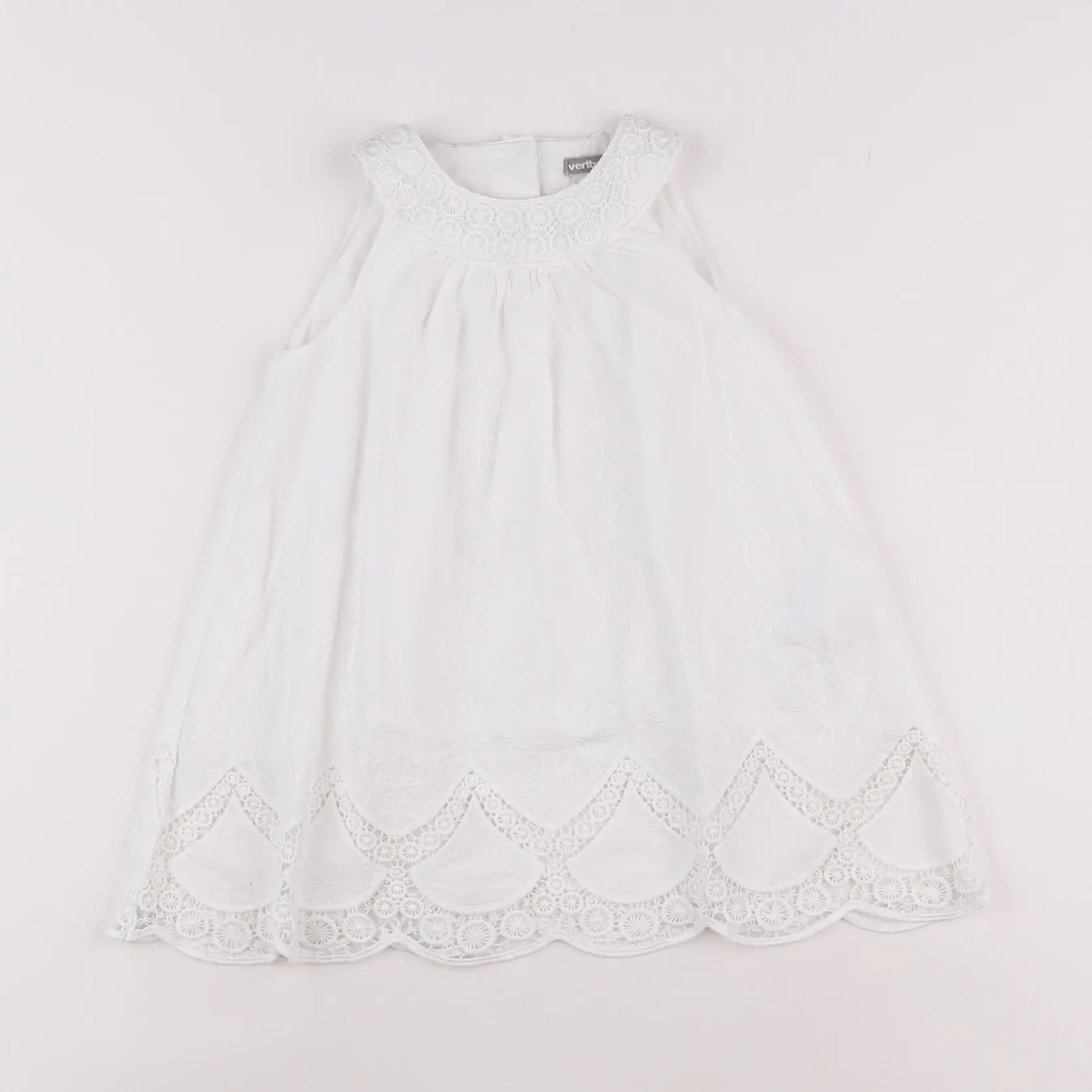 Vertbaudet - robe blanc - 2 ans