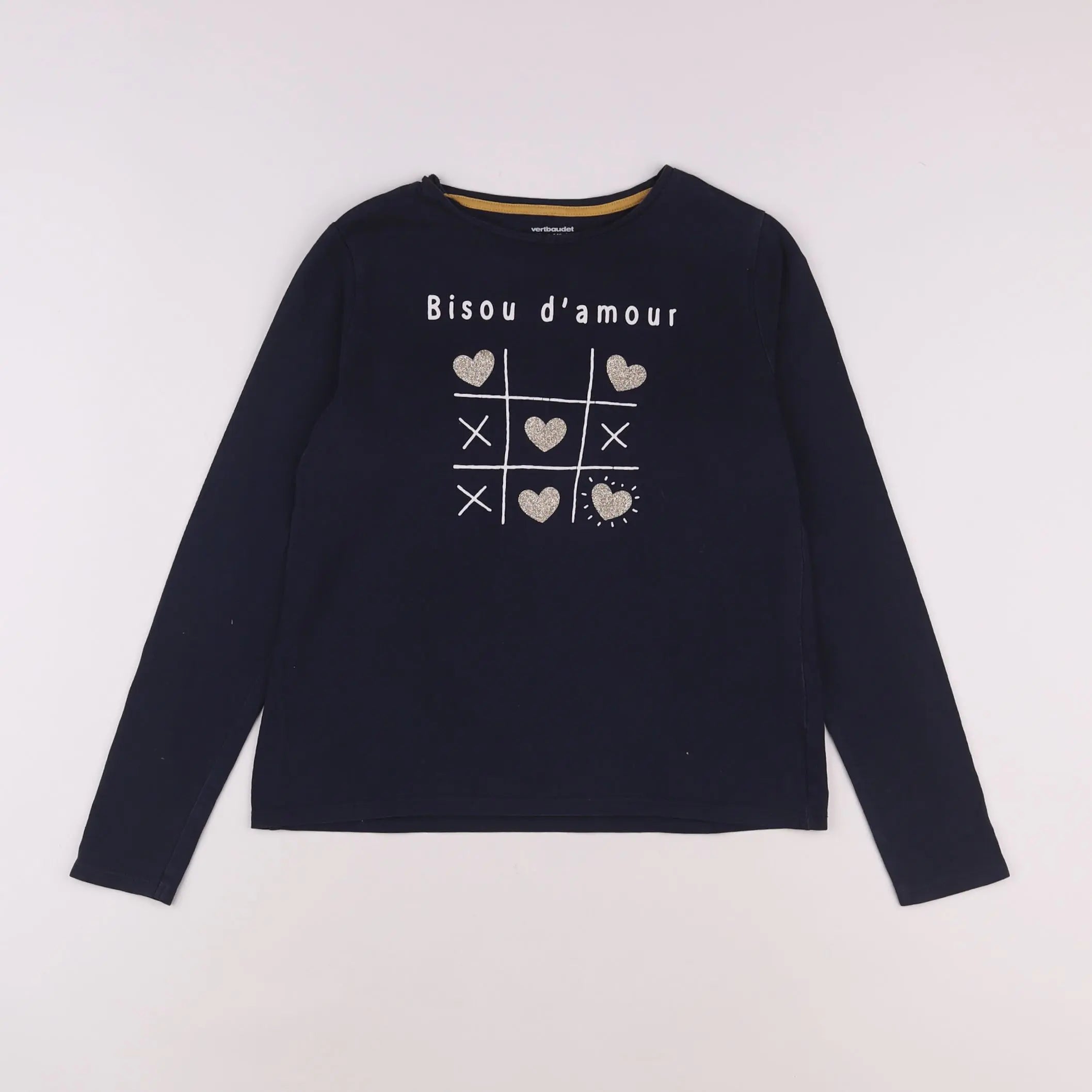 Vertbaudet - tee-shirt bleu - 10 ans