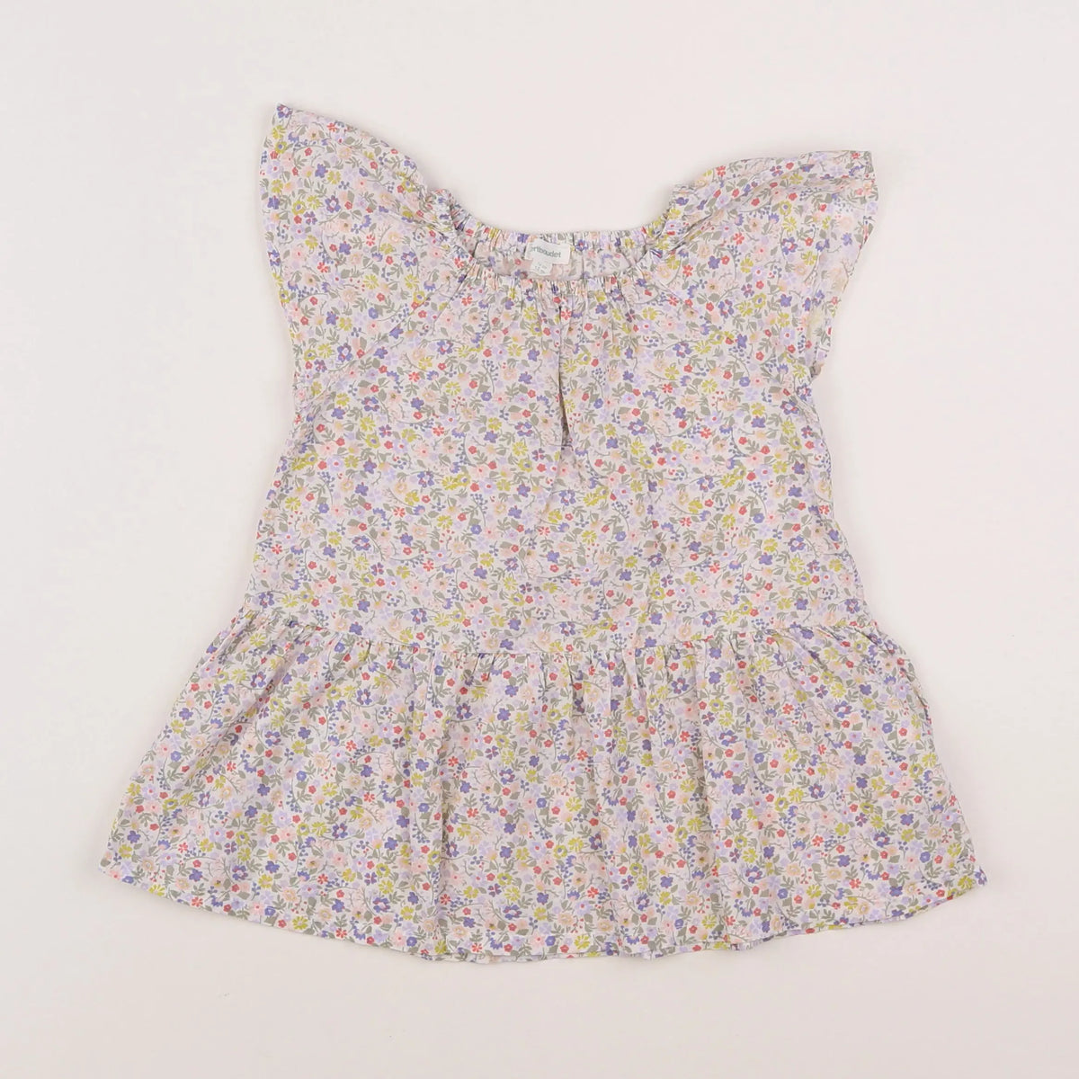 Vertbaudet - robe multicolore - 12 mois