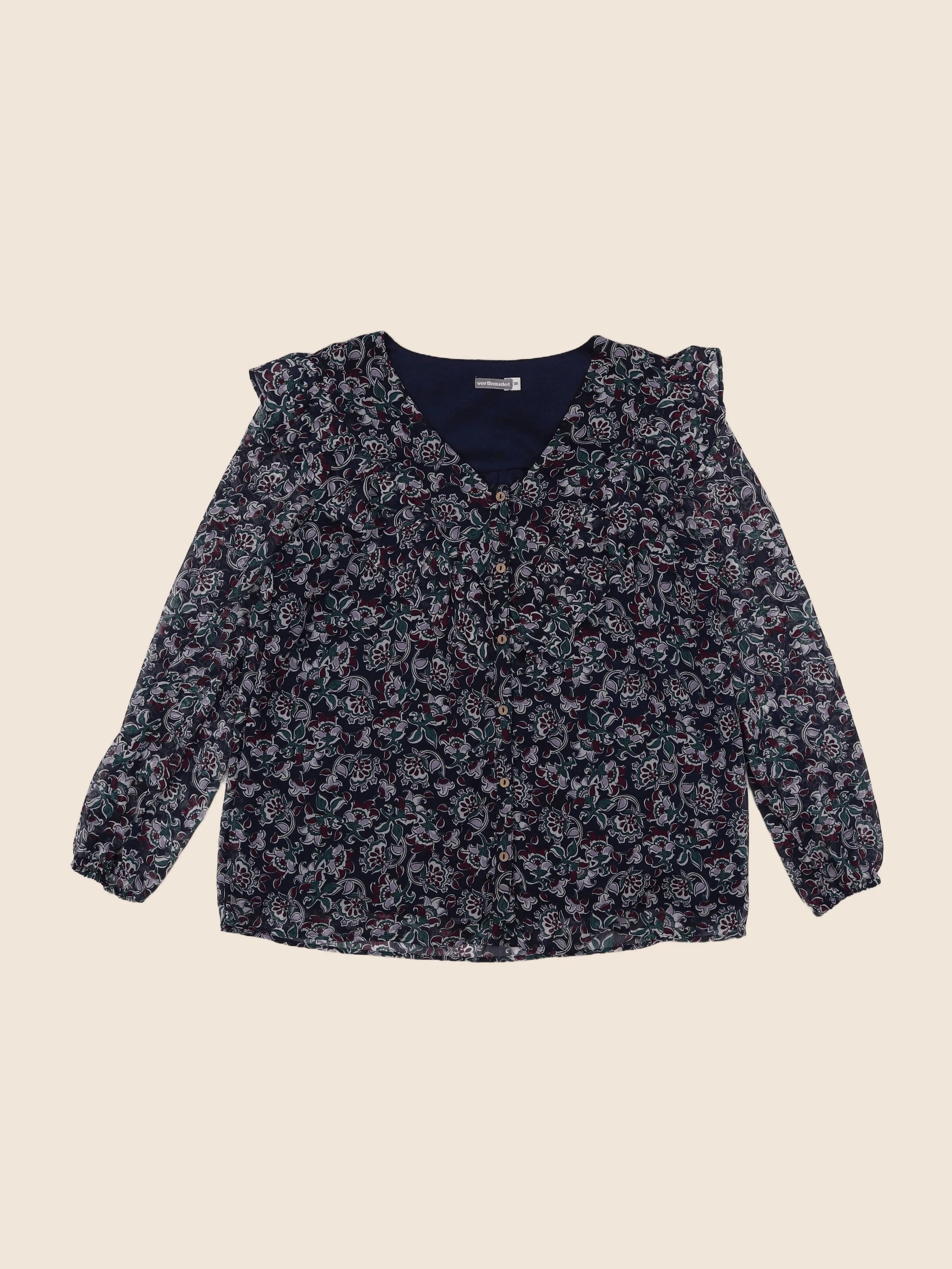 Vertbaudet - blouse grossesse bleu - 38