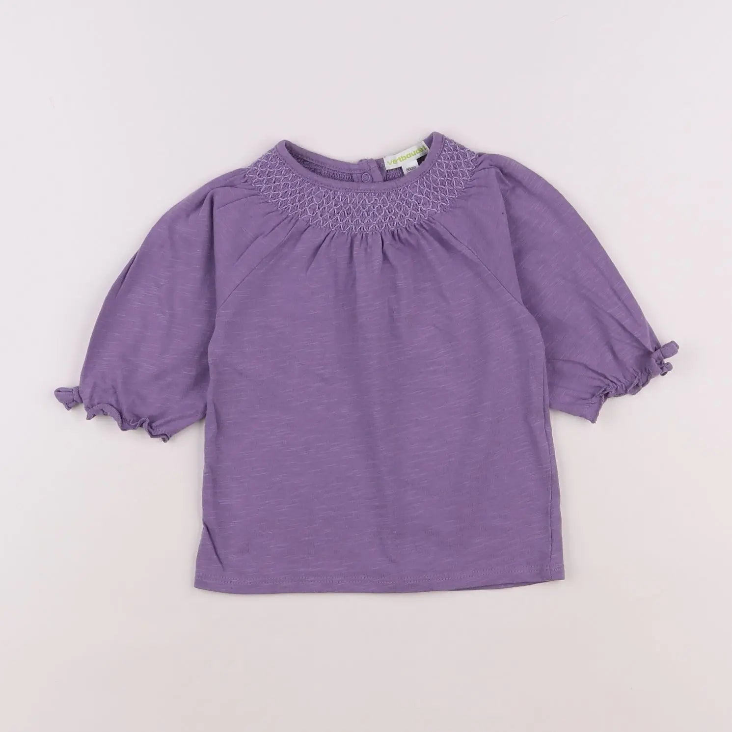 Vertbaudet - tee-shirt violet - 2 ans