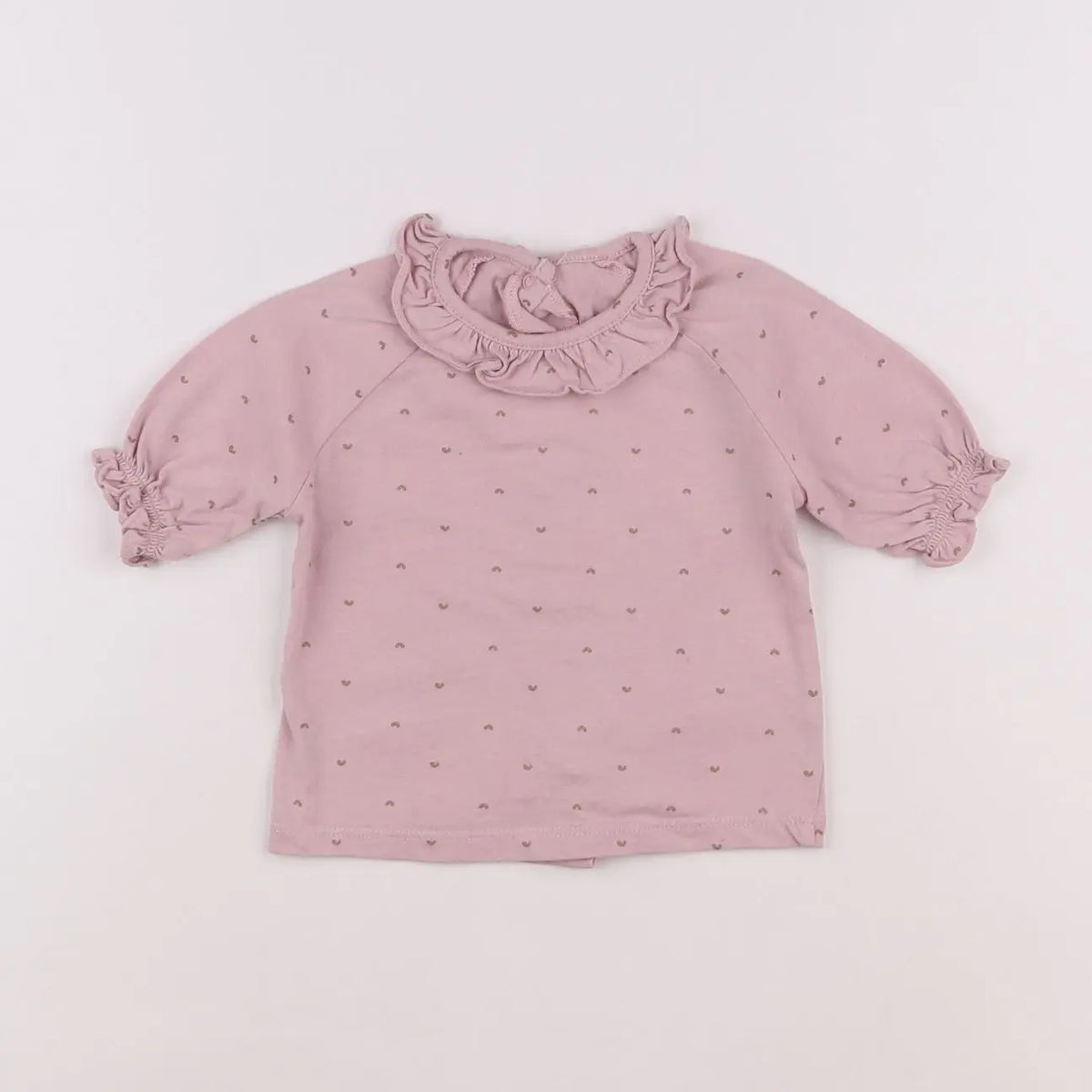 Vertbaudet - tee-shirt rose - 9 mois