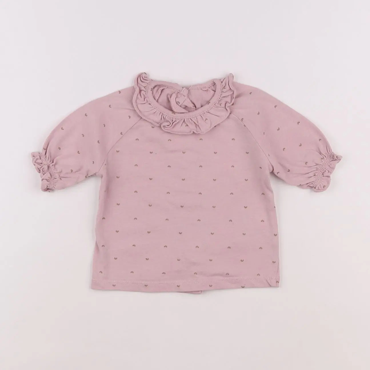 Vertbaudet - tee-shirt rose - 9 mois