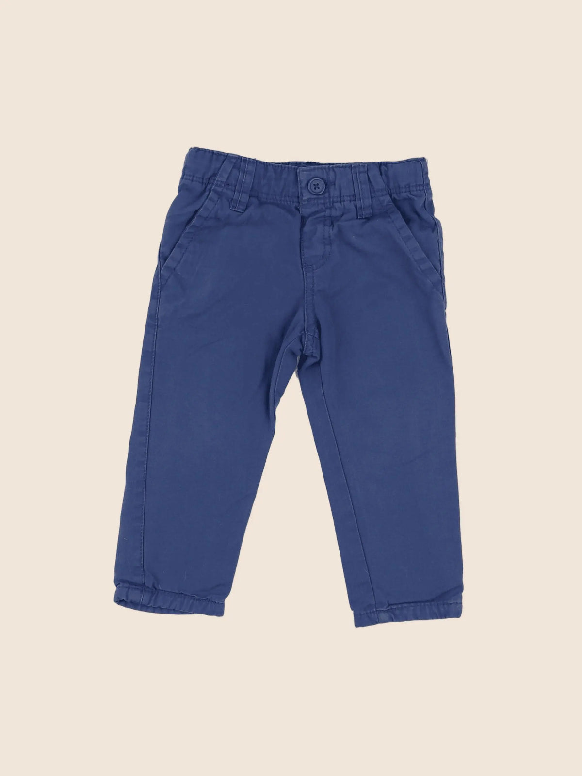 Boutchou - pantalon bleu - 12 mois