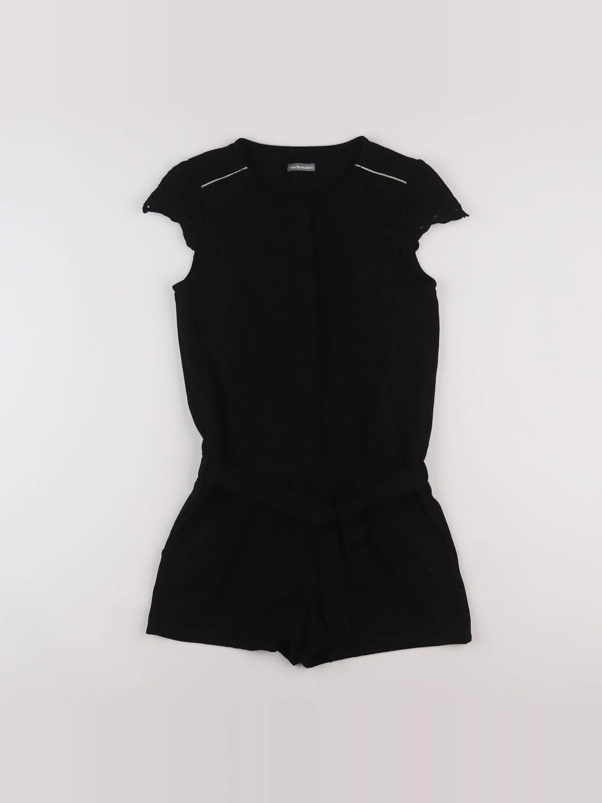 Vertbaudet - combinaison noir, or - 10 ans