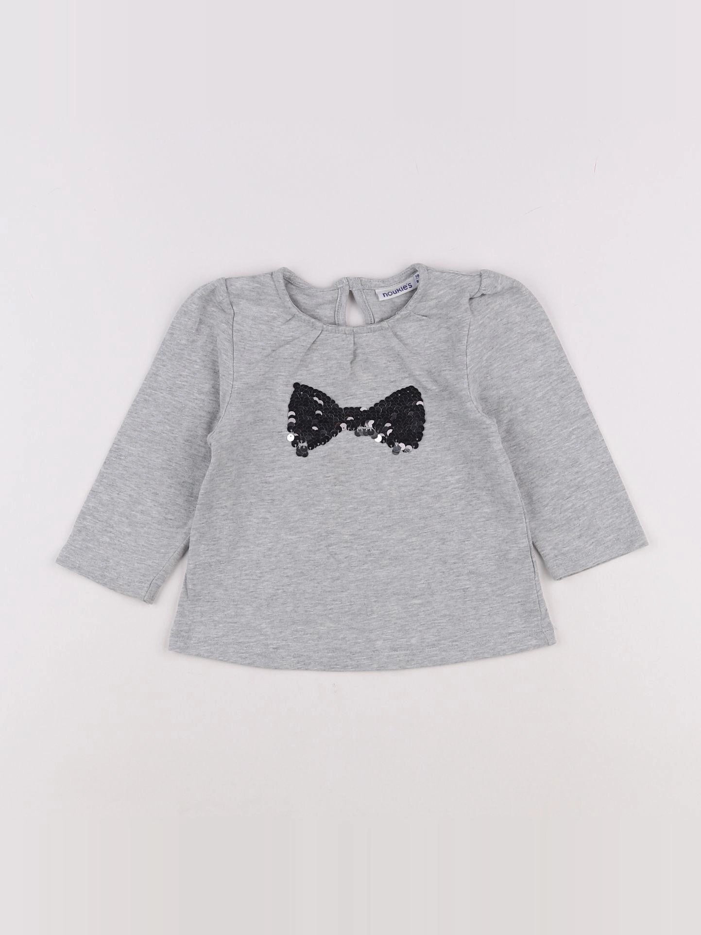 Noukie's - tee-shirt gris - 18 mois