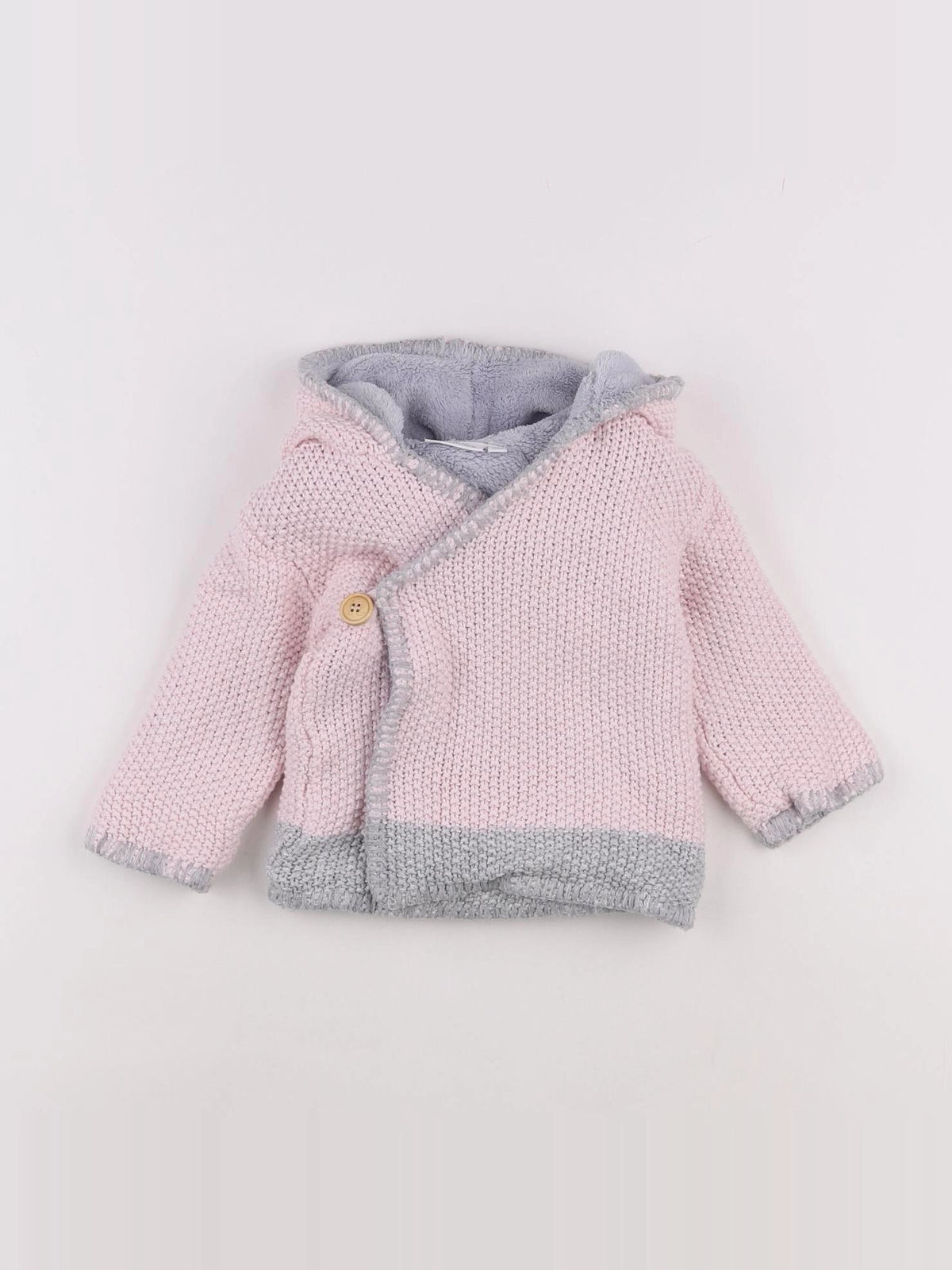 Noukie's - veste doublé rose - 9 mois