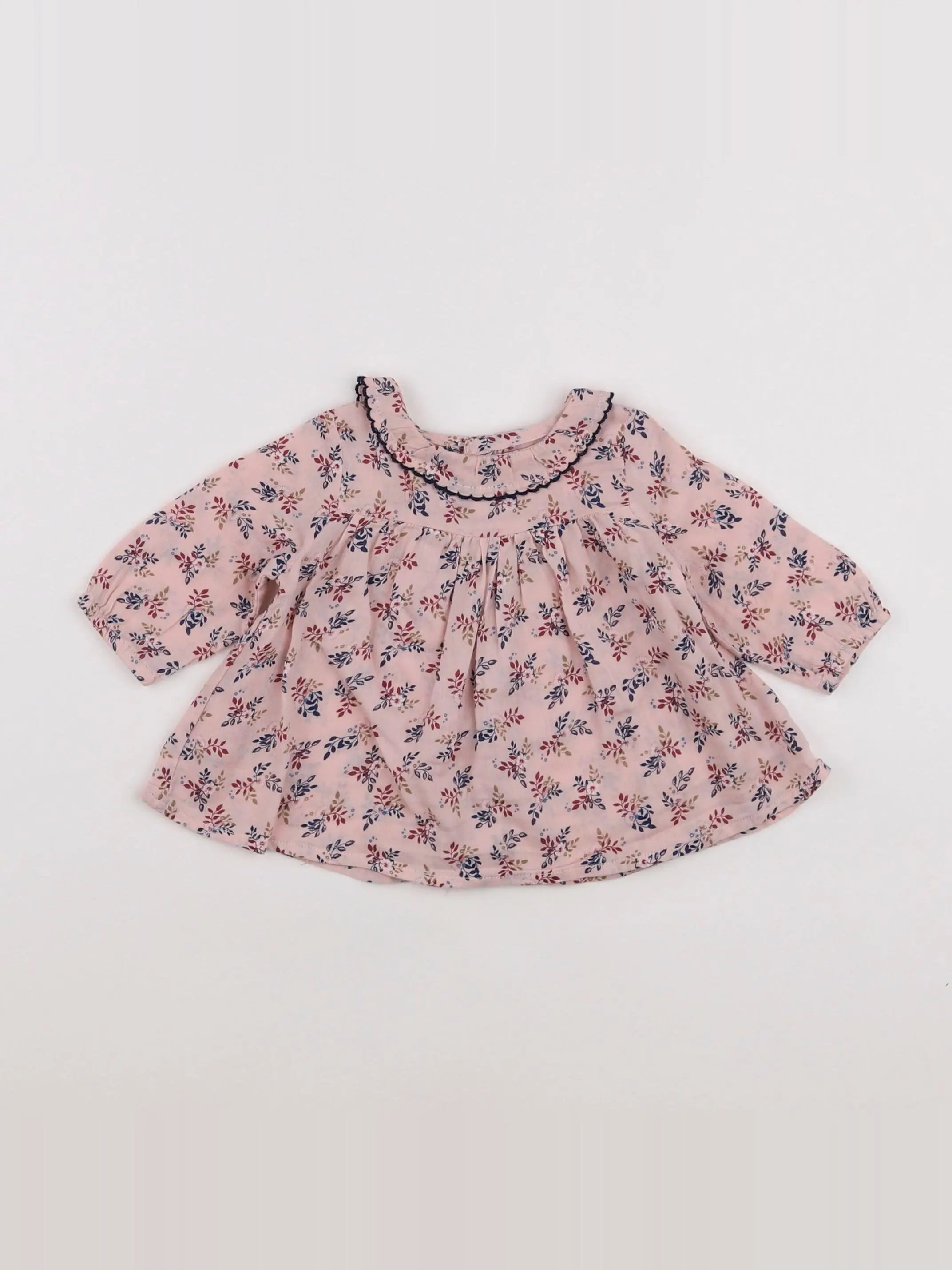 Boutchou - blouse rose - 3 mois