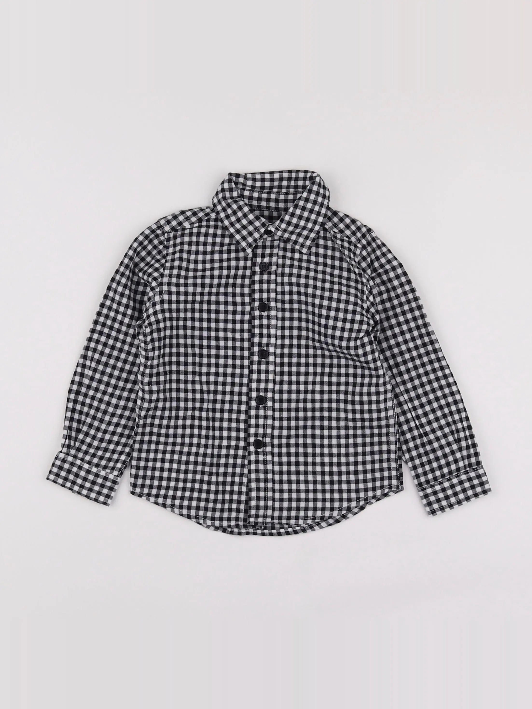 Eden & Victor - chemise blanc, noir - 18 mois