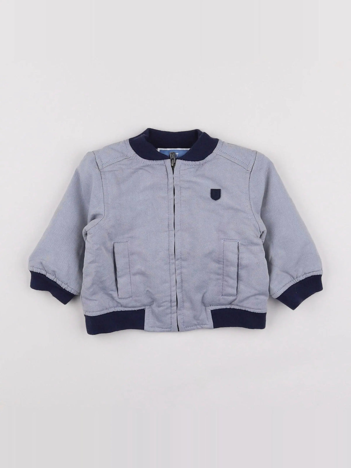 Jacadi - veste bleu - 6 mois
