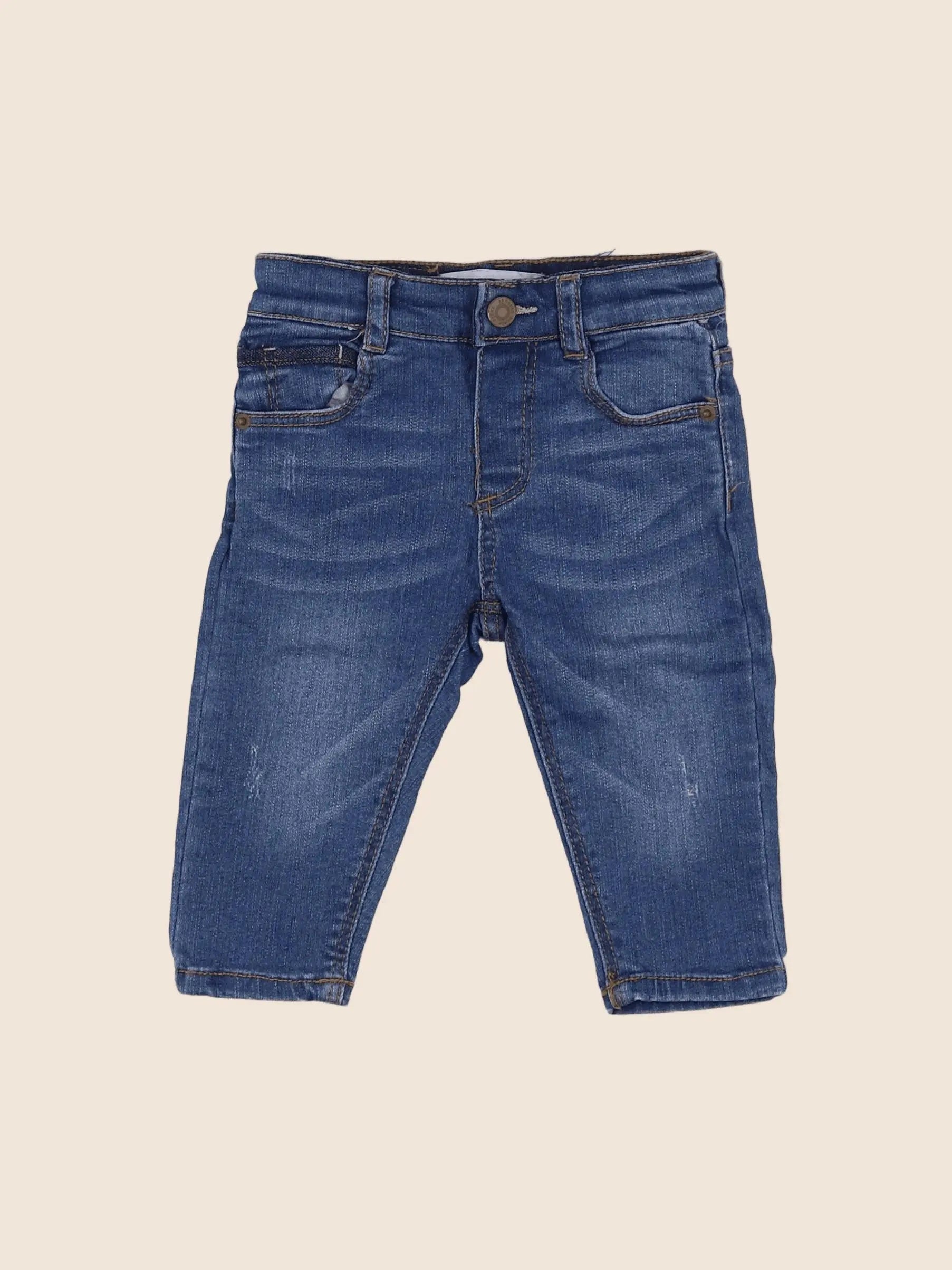 Zara - jean bleu - 6/9 mois