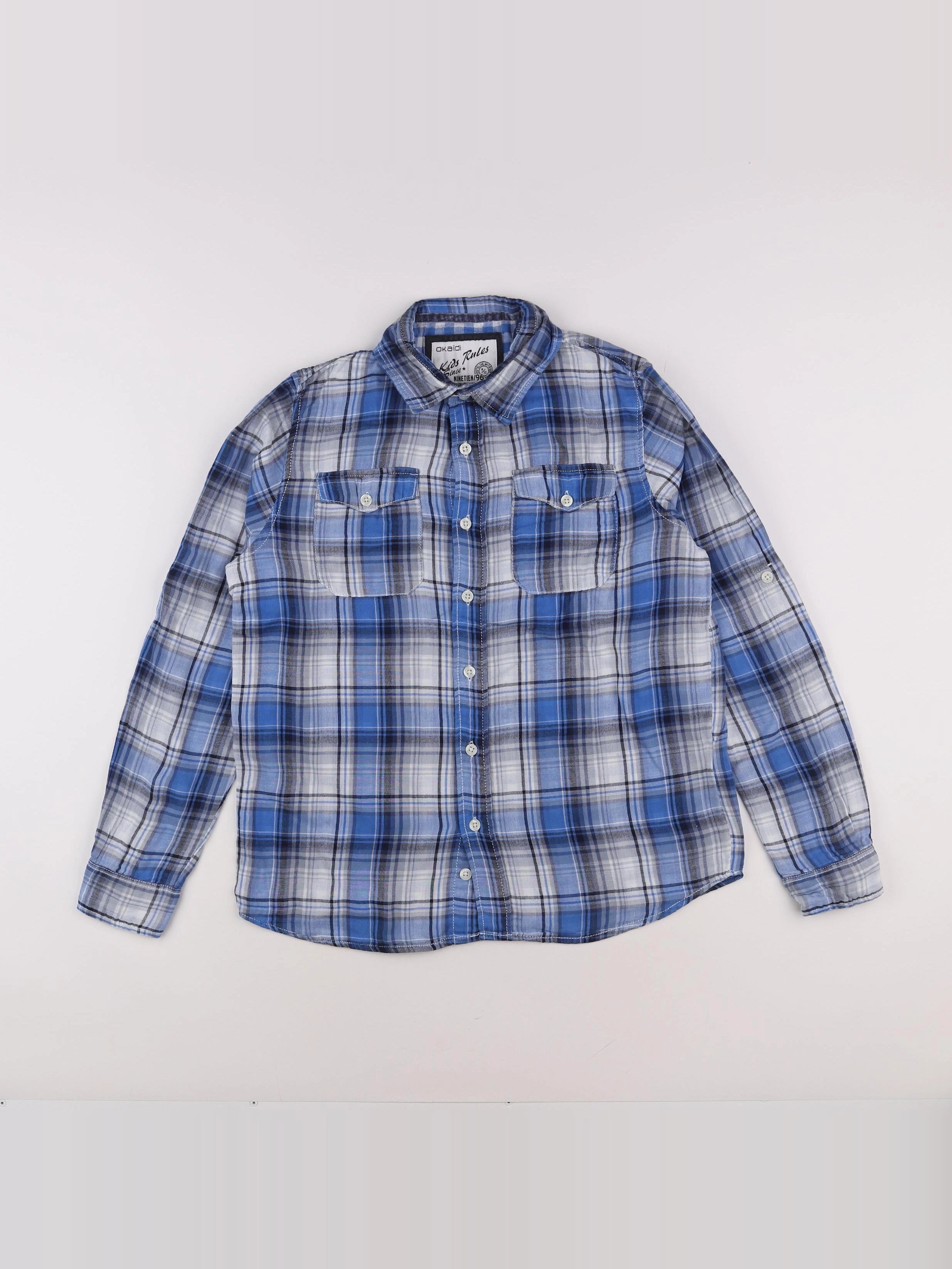 Okaidi - chemise bleu - 14 ans