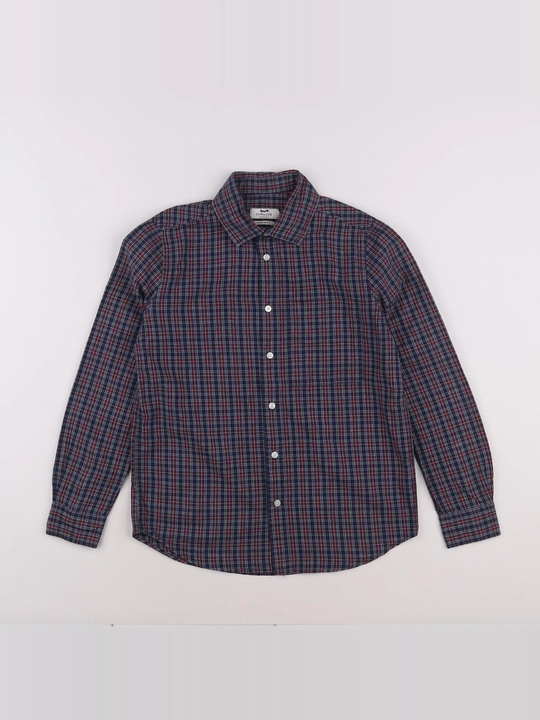 Cyrillus - chemise multicolore - 12 ans