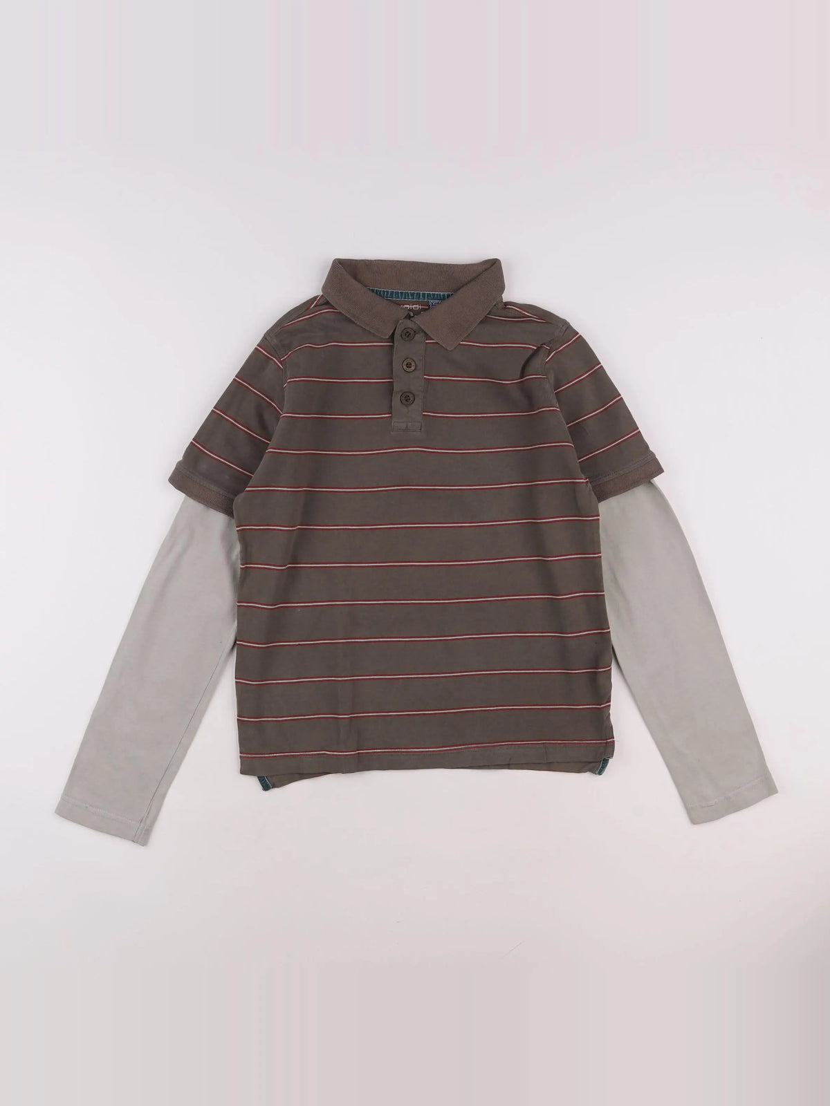 Okaidi - polo marron - 12 ans
