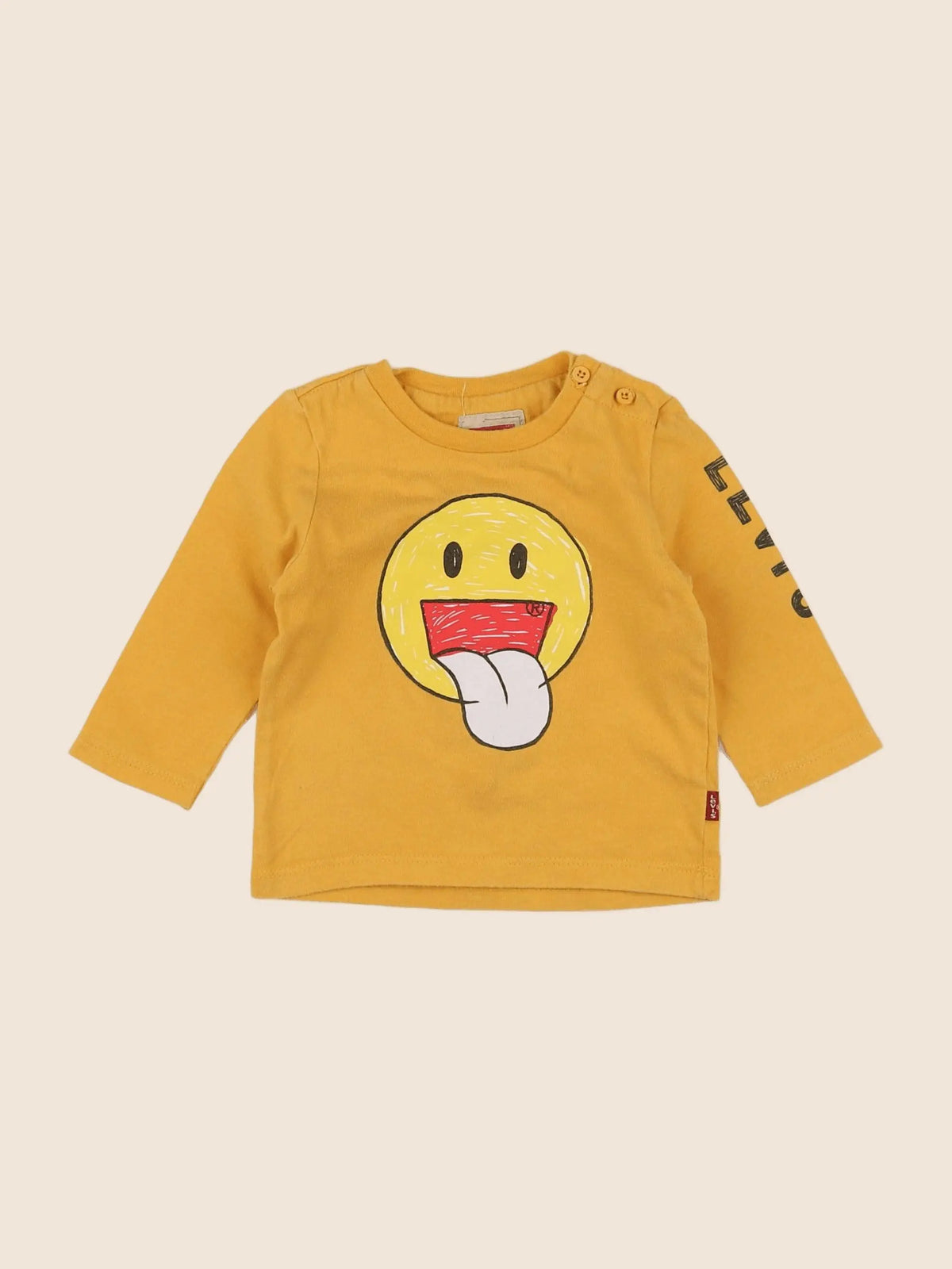 Levi's - tee-shirt jaune - 6 mois