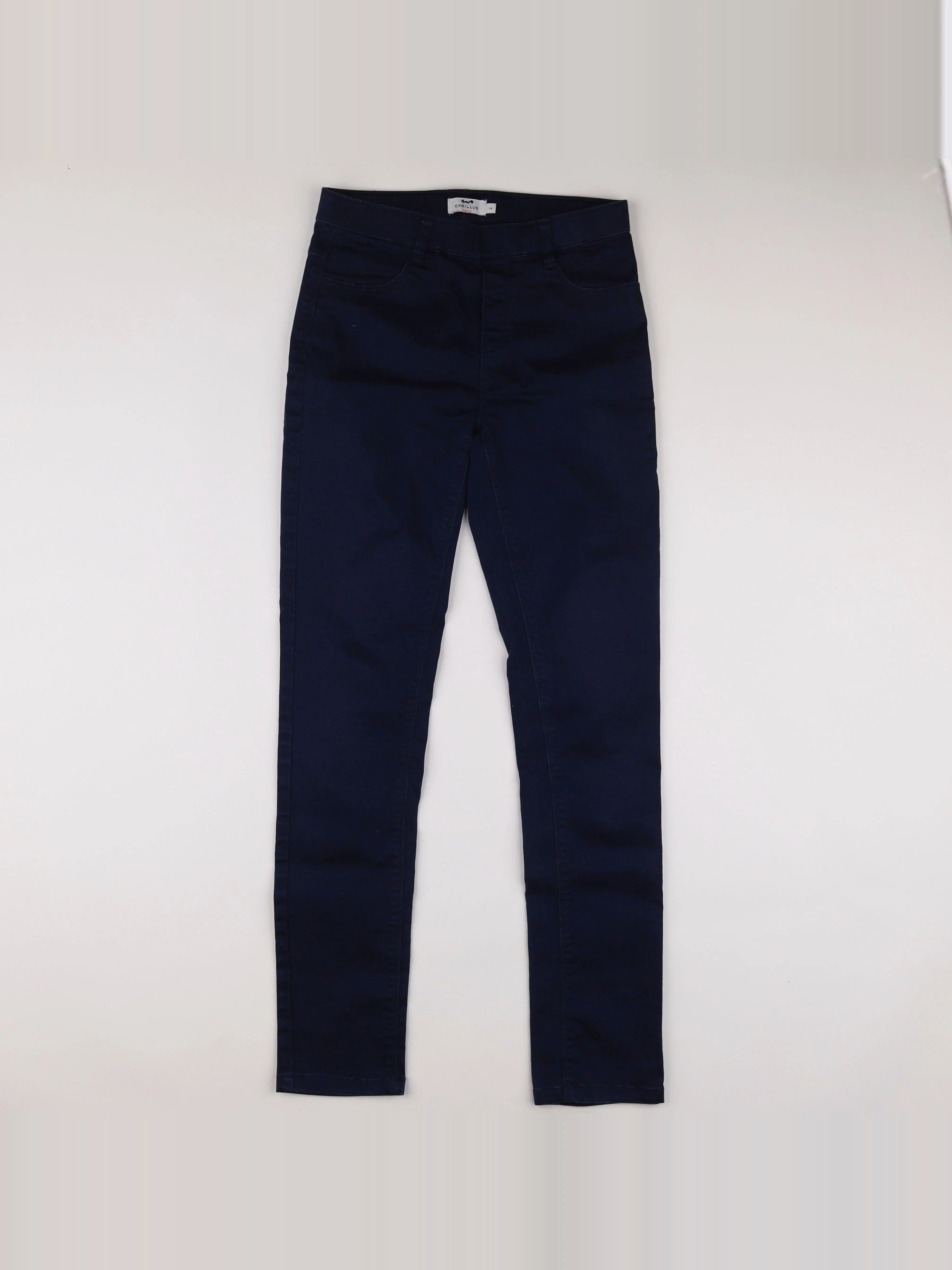 Cyrillus - jegging bleu - 14 ans