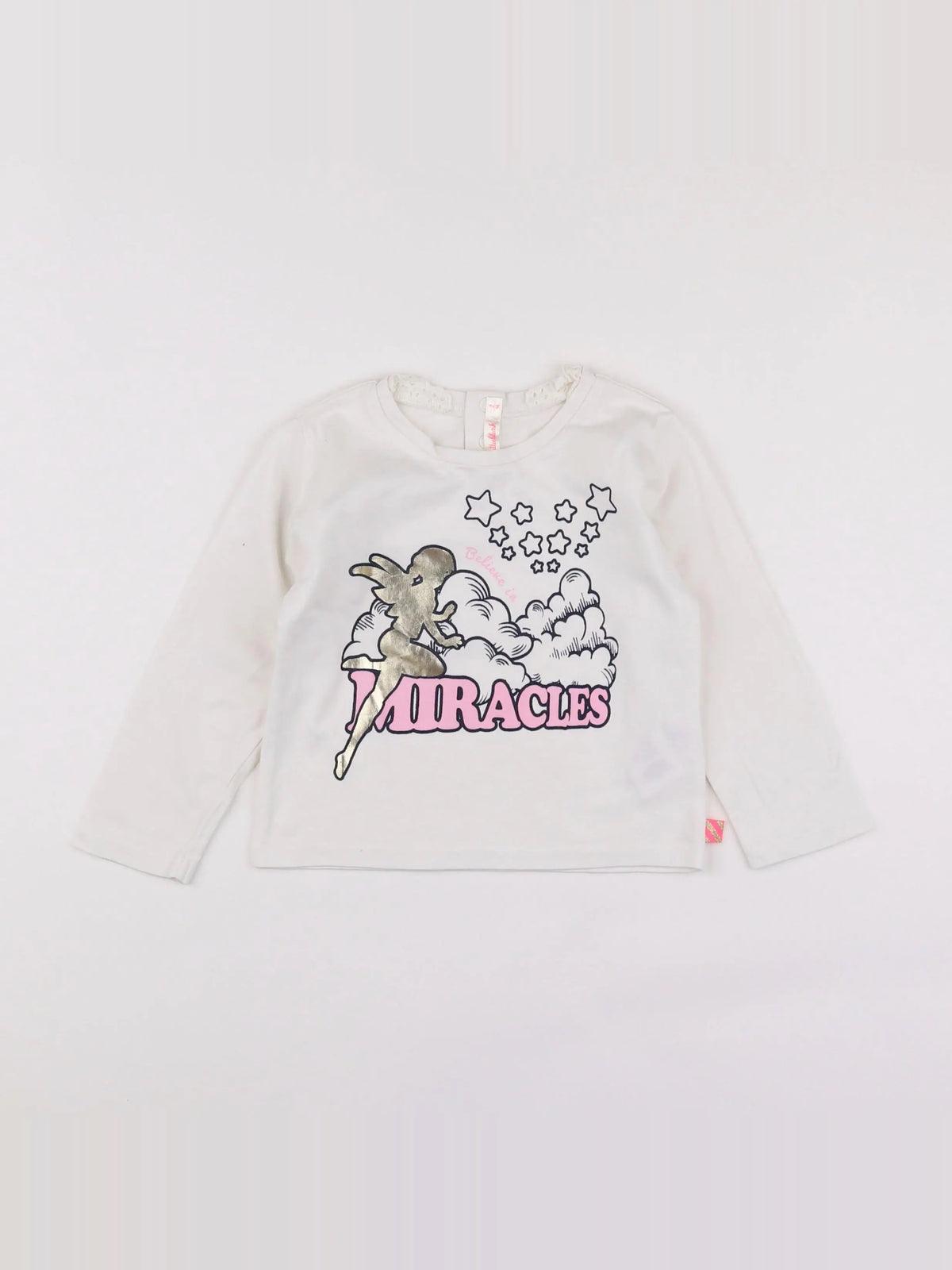 Billie Blush - tee-shirt blanc - 2 ans