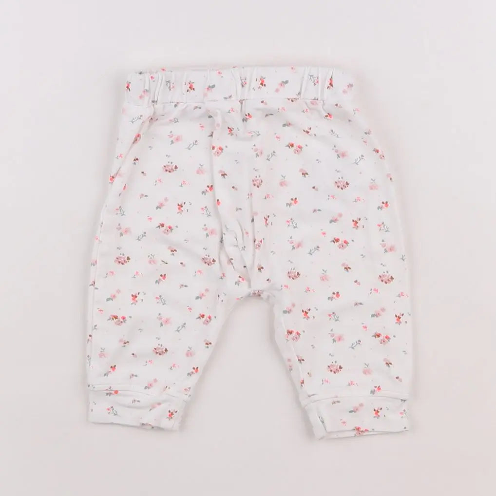 Vertbaudet - legging blanc - 6 mois