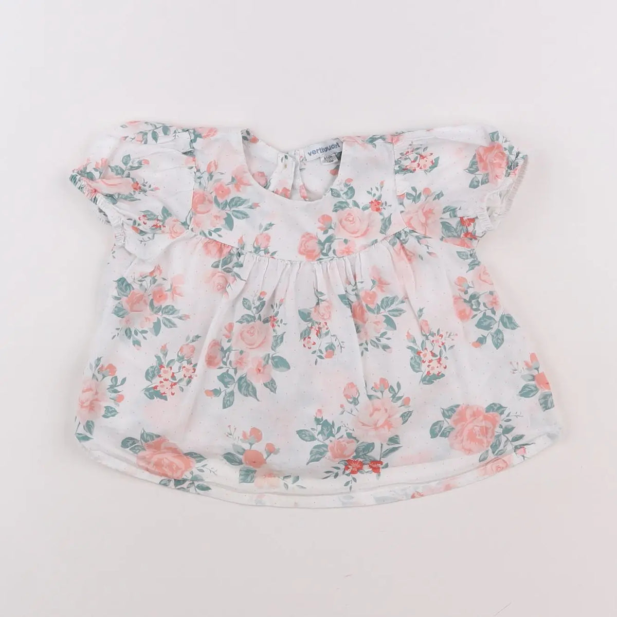Vertbaudet - blouse blanc - 18 mois