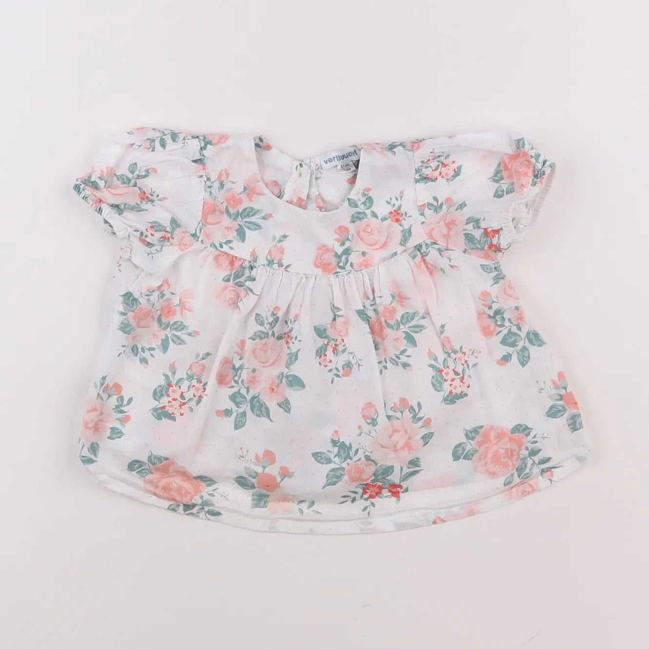 Vertbaudet - blouse blanc - 18 mois