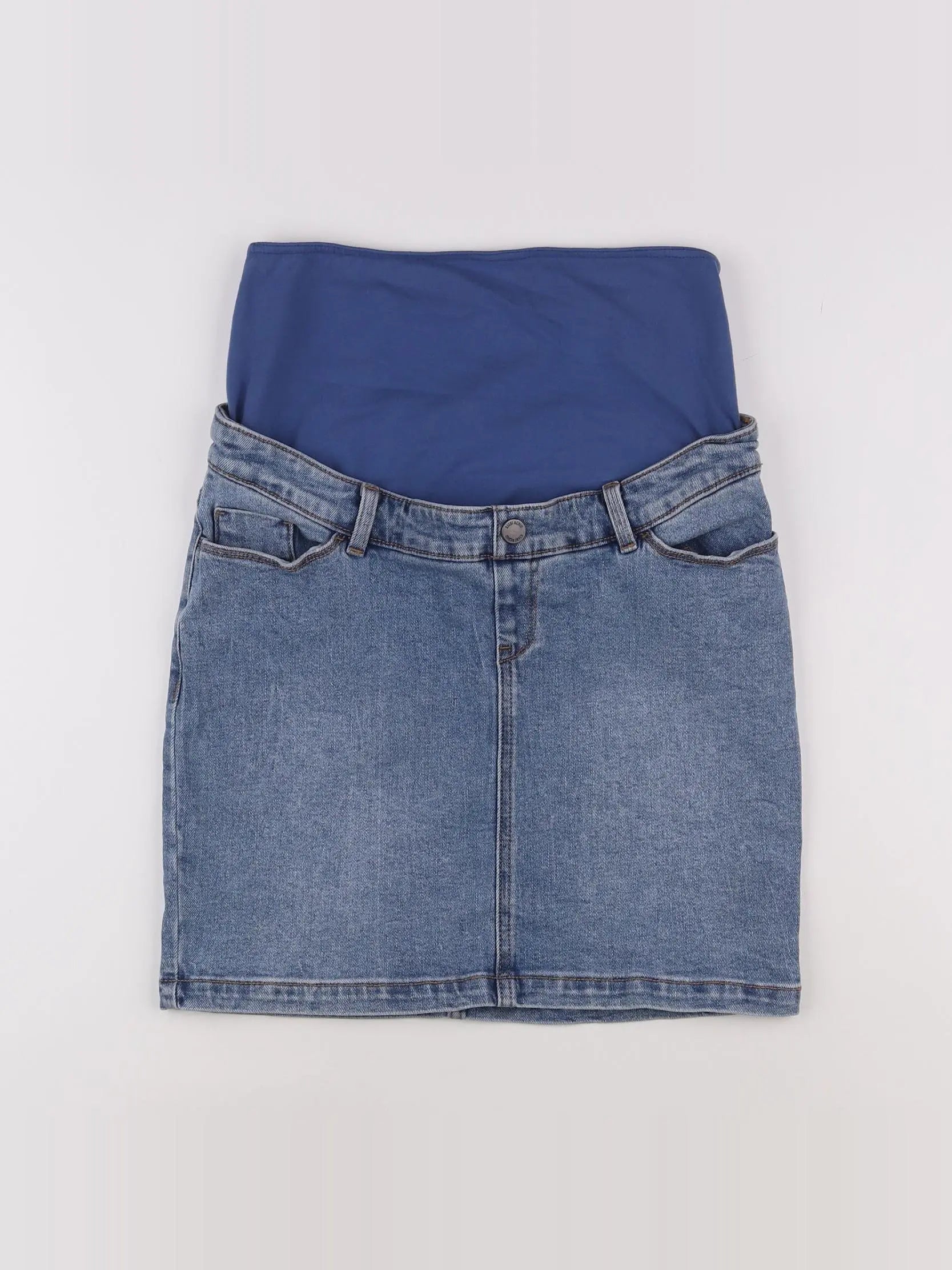 Kiabi - jupe grossesse bleu - 36