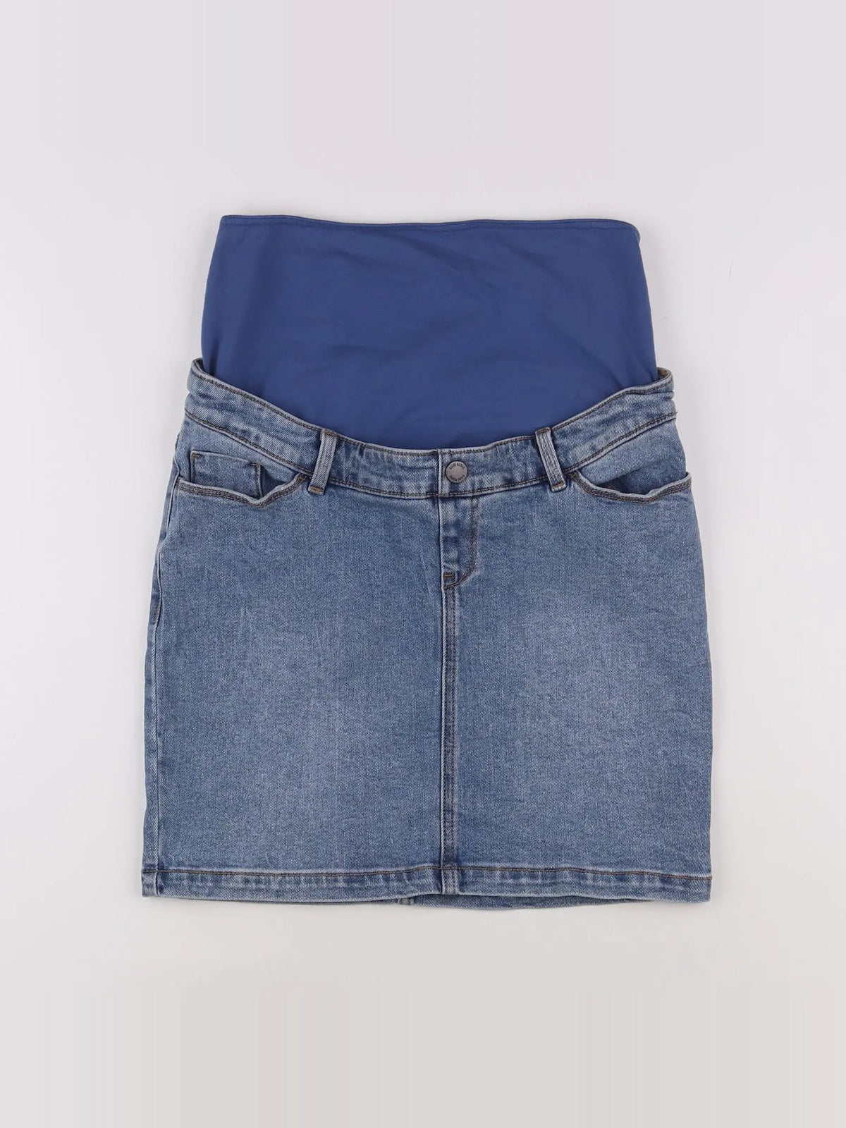 Kiabi - jupe grossesse bleu - 36