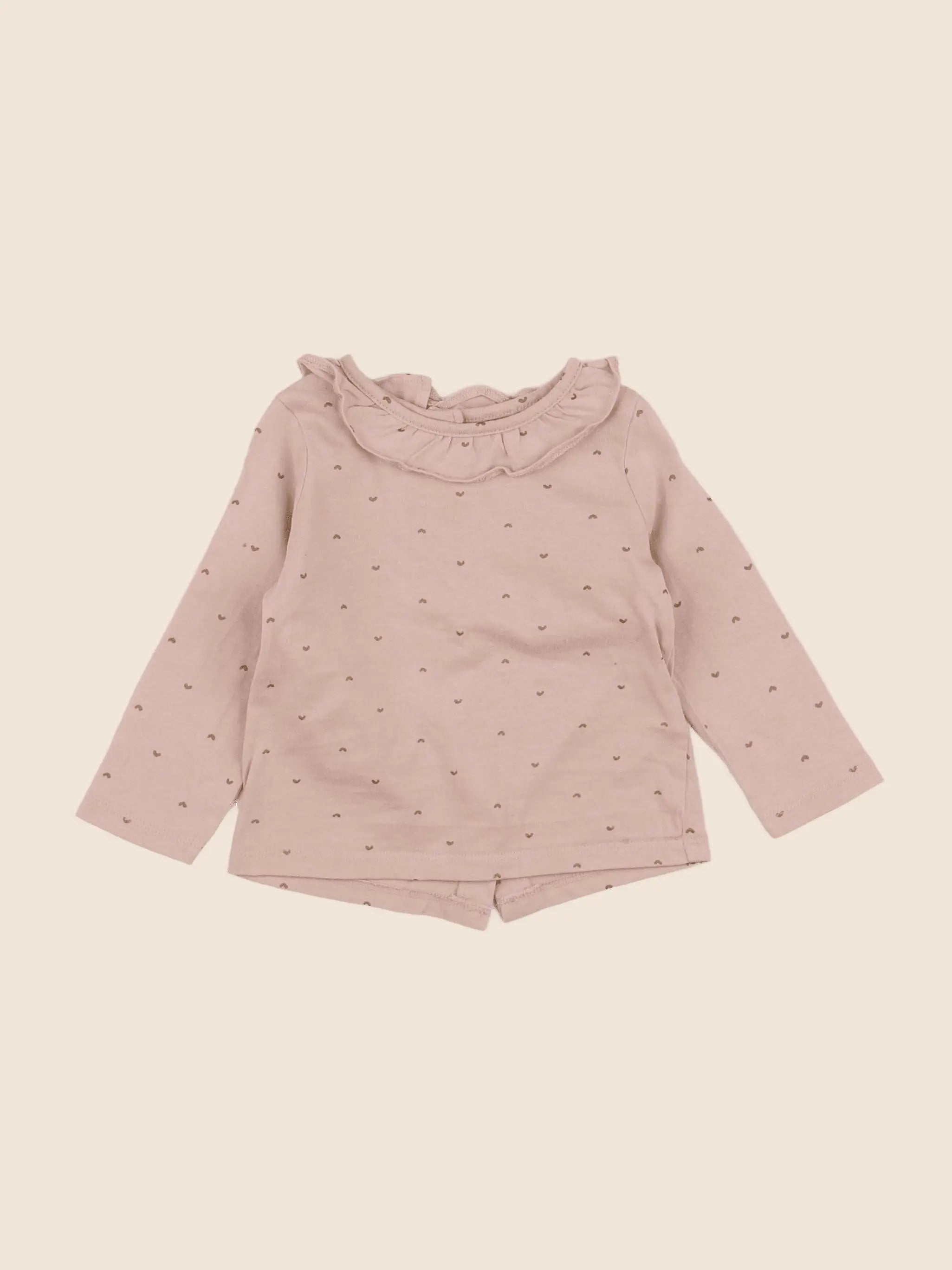 Vertbaudet - tee-shirt rose - 9 mois