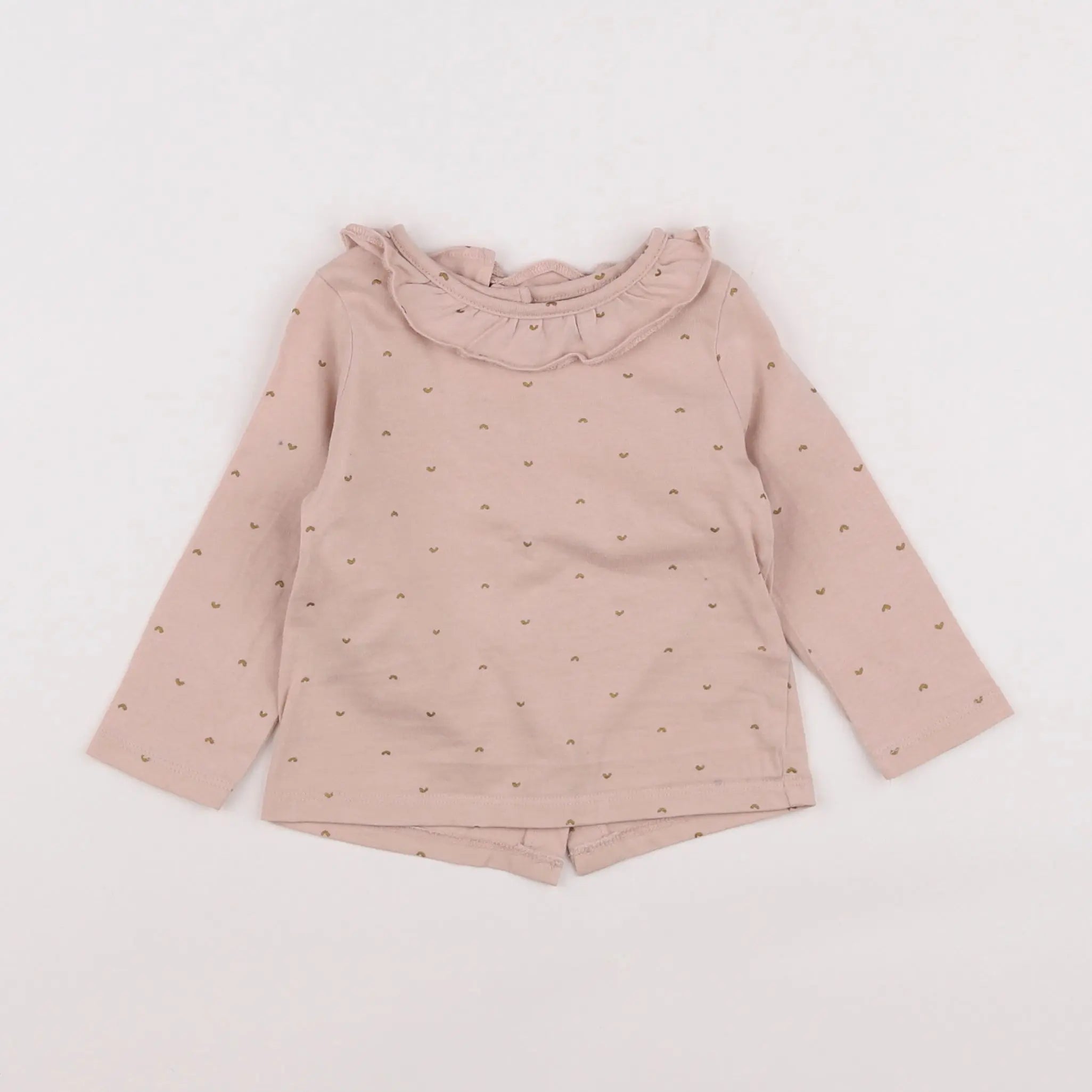 Vertbaudet - tee-shirt rose - 9 mois