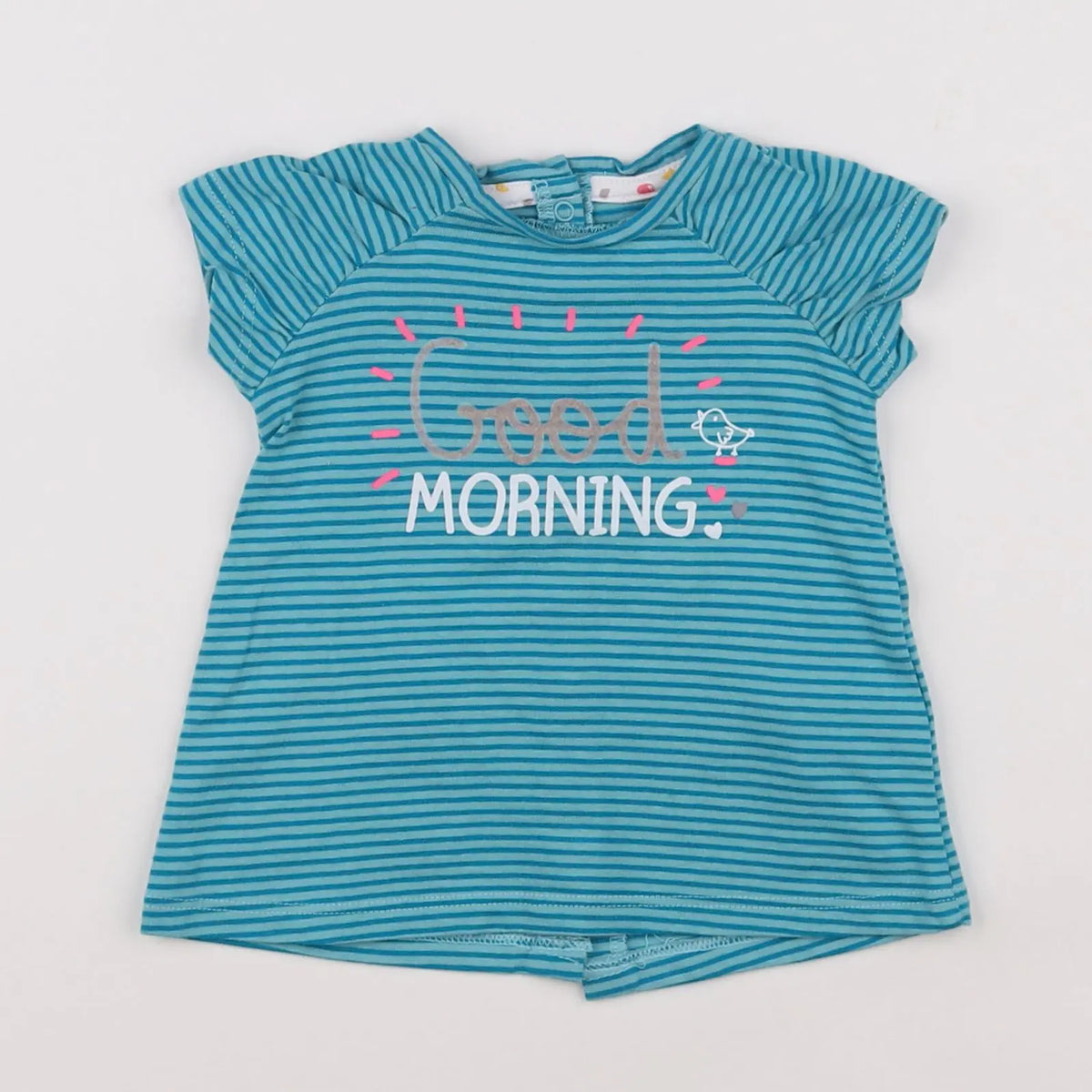 Vertbaudet - tee-shirt bleu - 9 mois