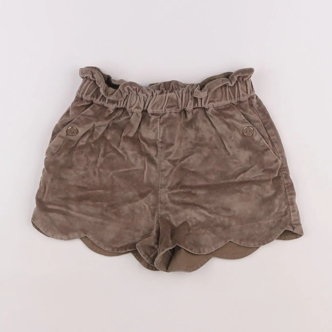 Vertbaudet - short beige - 10 ans