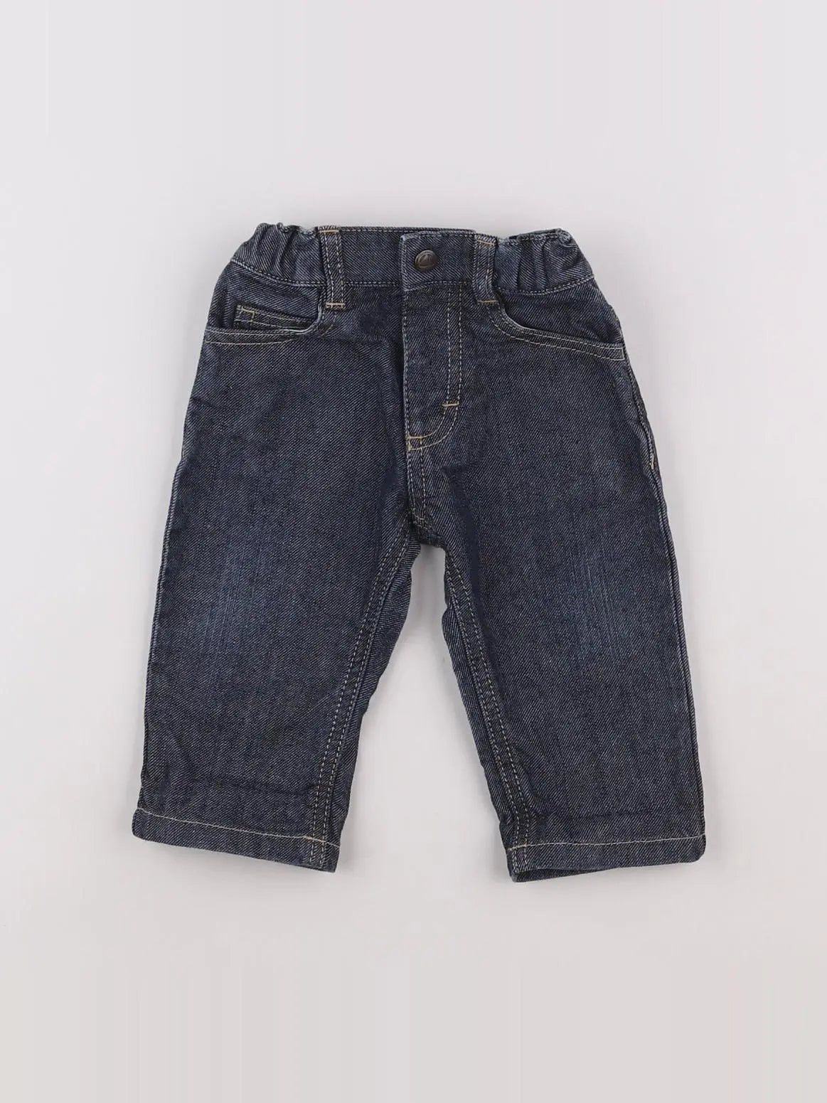 Petit Bateau - jean bleu - 6 mois