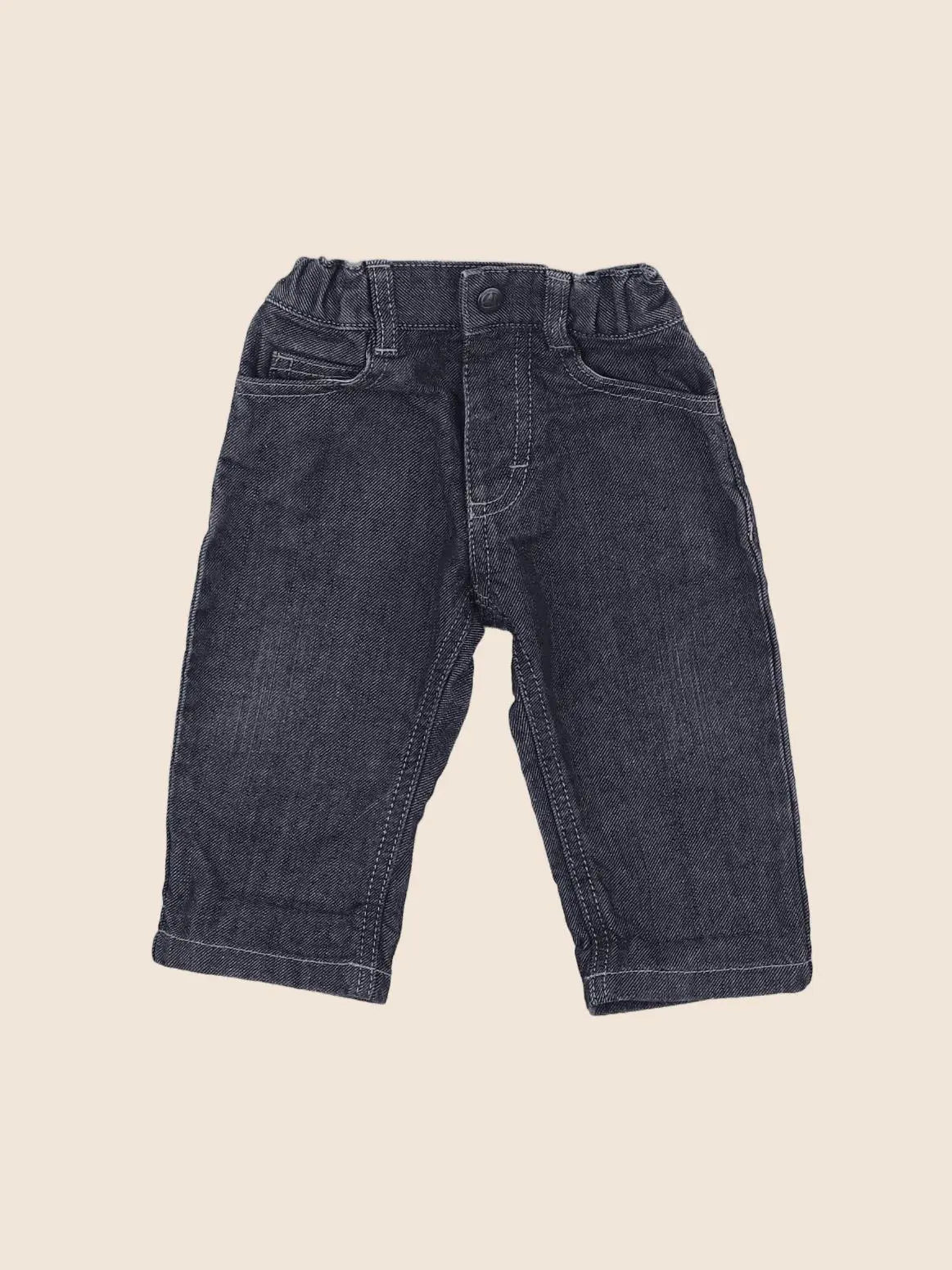 Petit Bateau - jean bleu - 6 mois