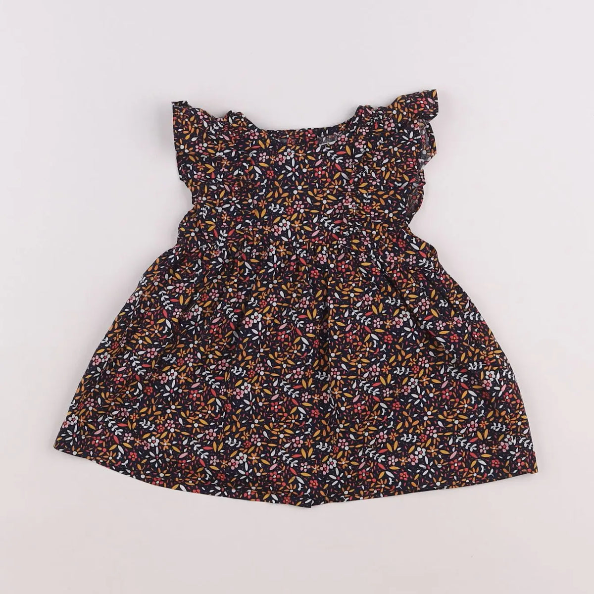 Vertbaudet - robe multicolore - 3 mois