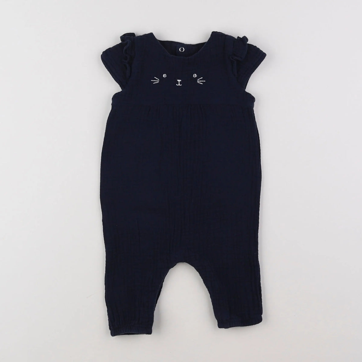 Vertbaudet - combinaison bleu - 3 mois